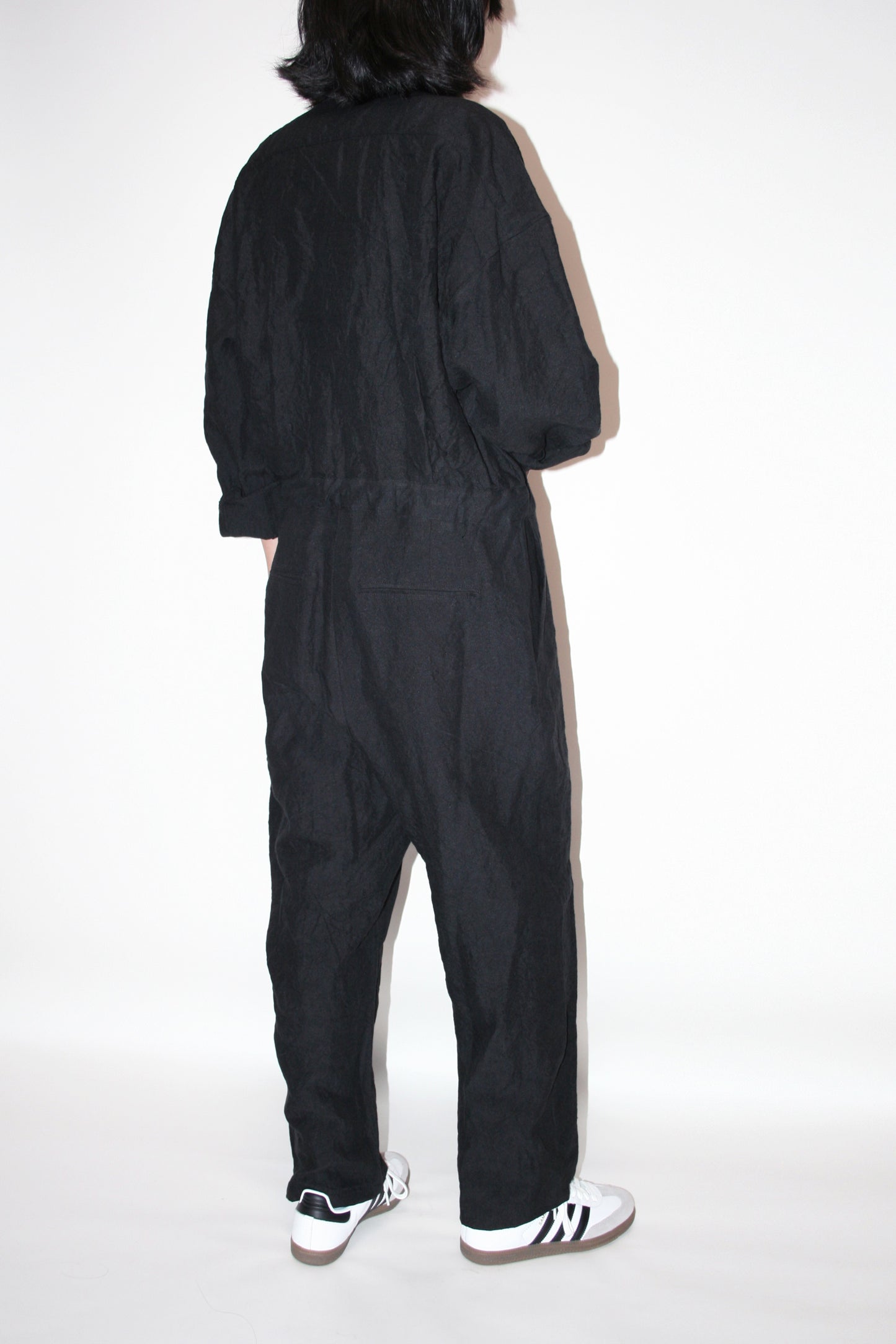 BASISBROEK LEIDEN JUMPSUIT - BLACK