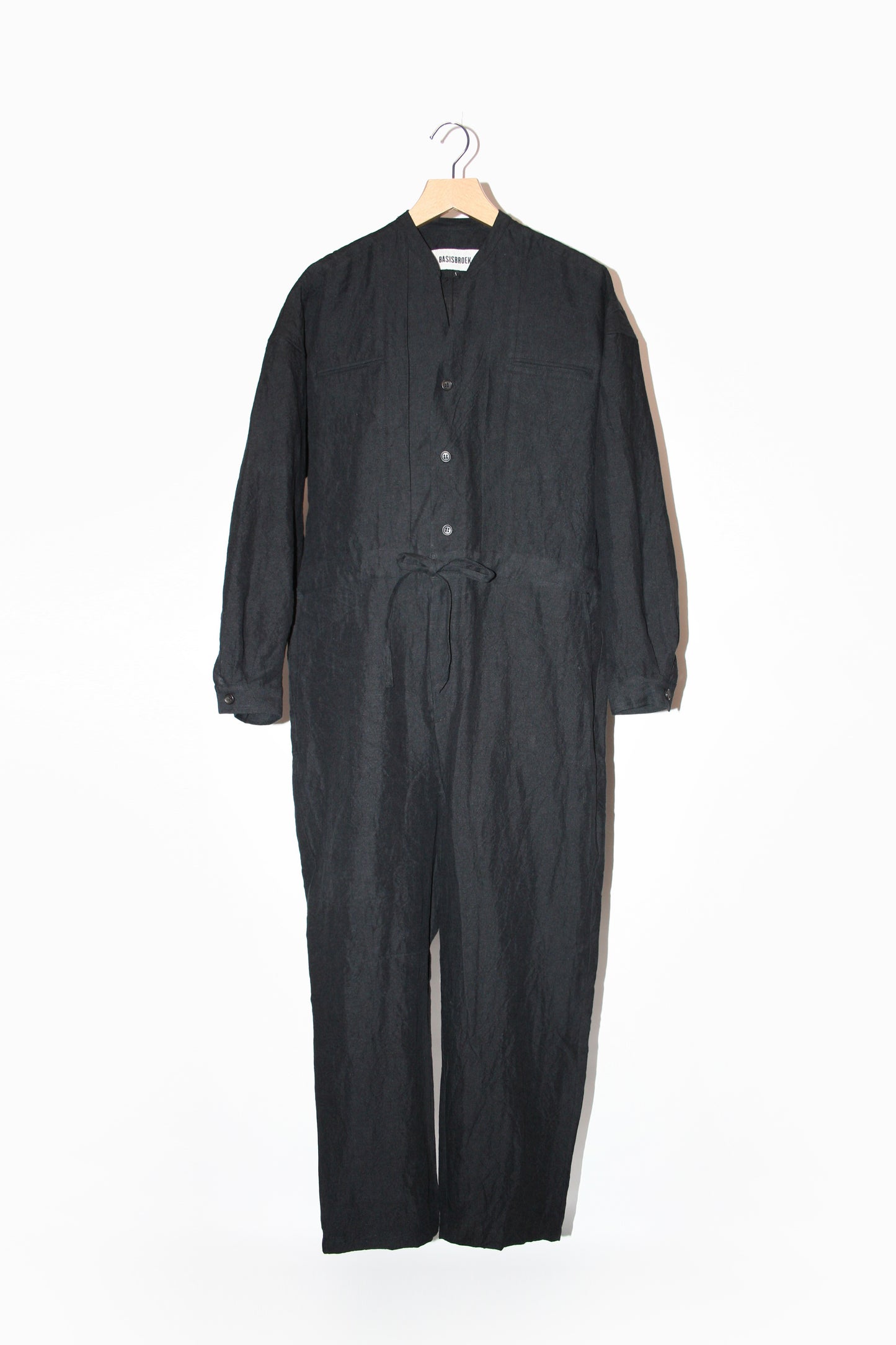 BASISBROEK LEIDEN JUMPSUIT - BLACK