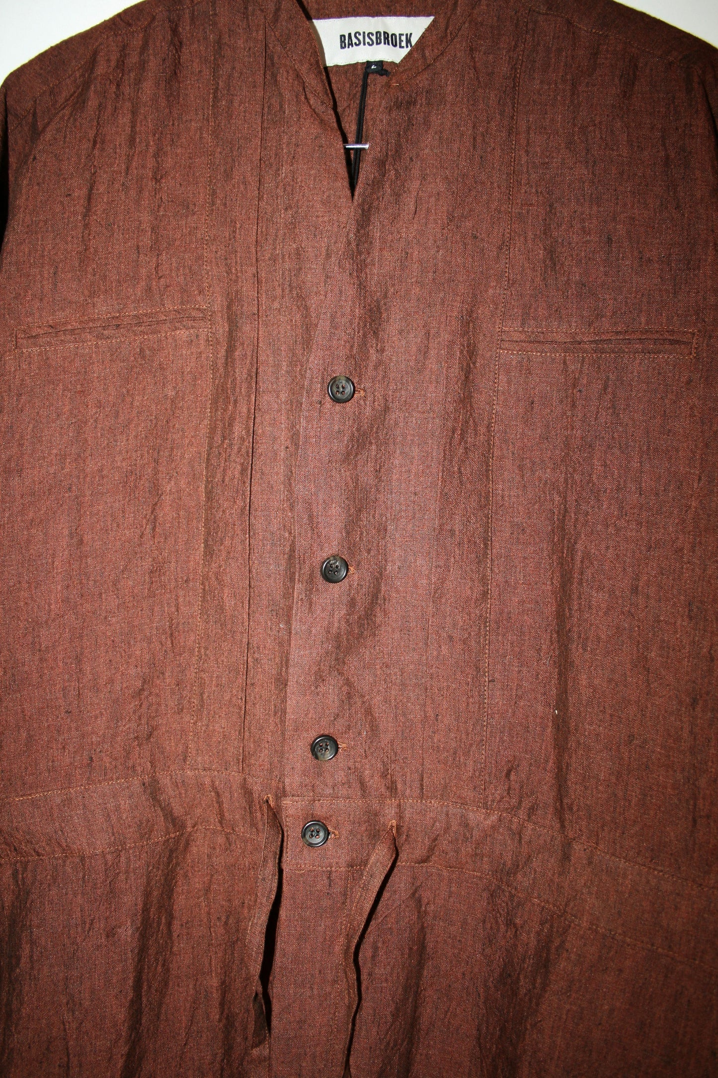 BASISBROEK  LEIDEN JUMPSUIT - CHOCO