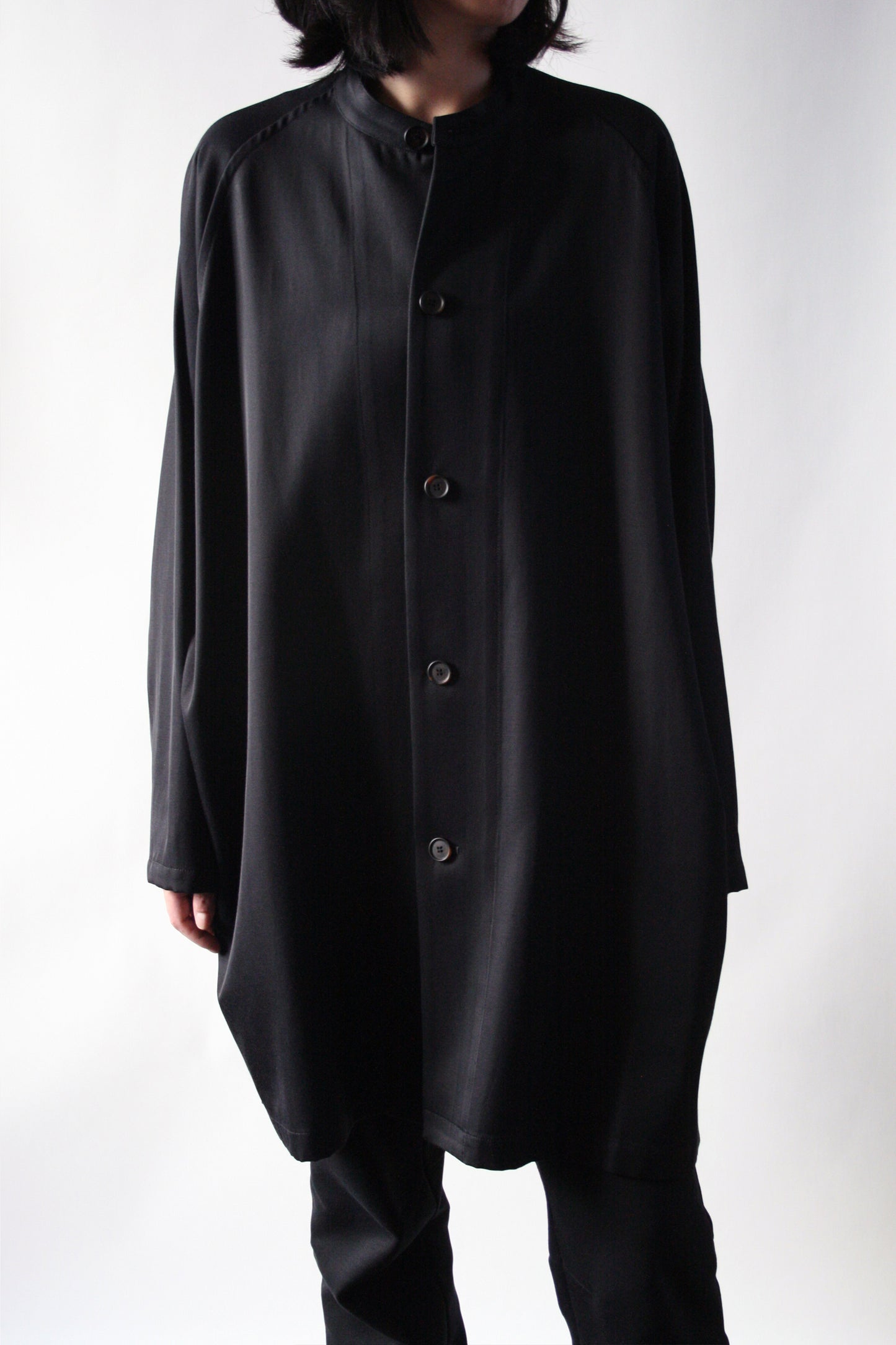 BASISBROEK ZELE JACKET COAT - BLACK
