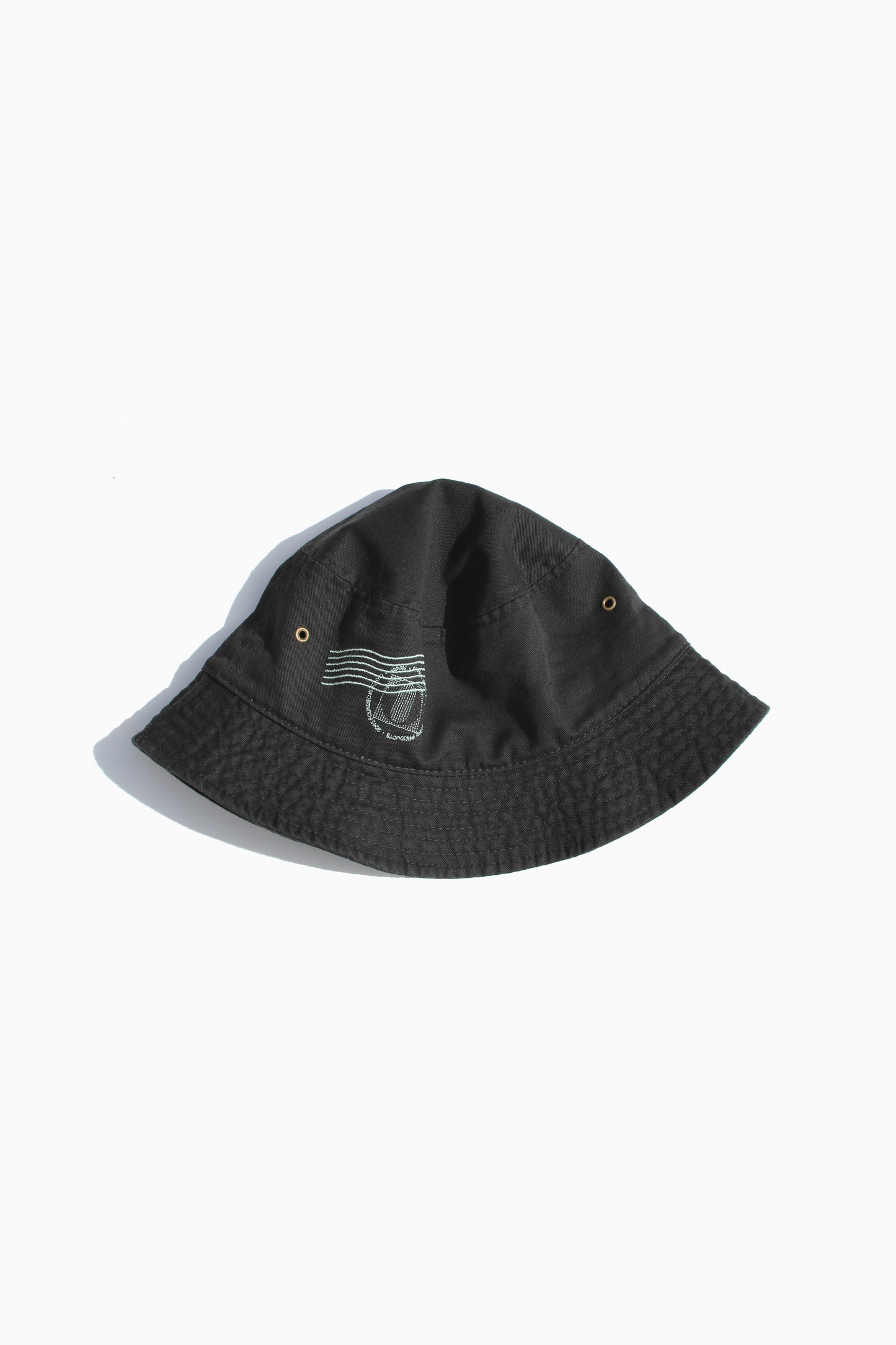 ESSAY POSTMARK BUCKET HAT - BLACK