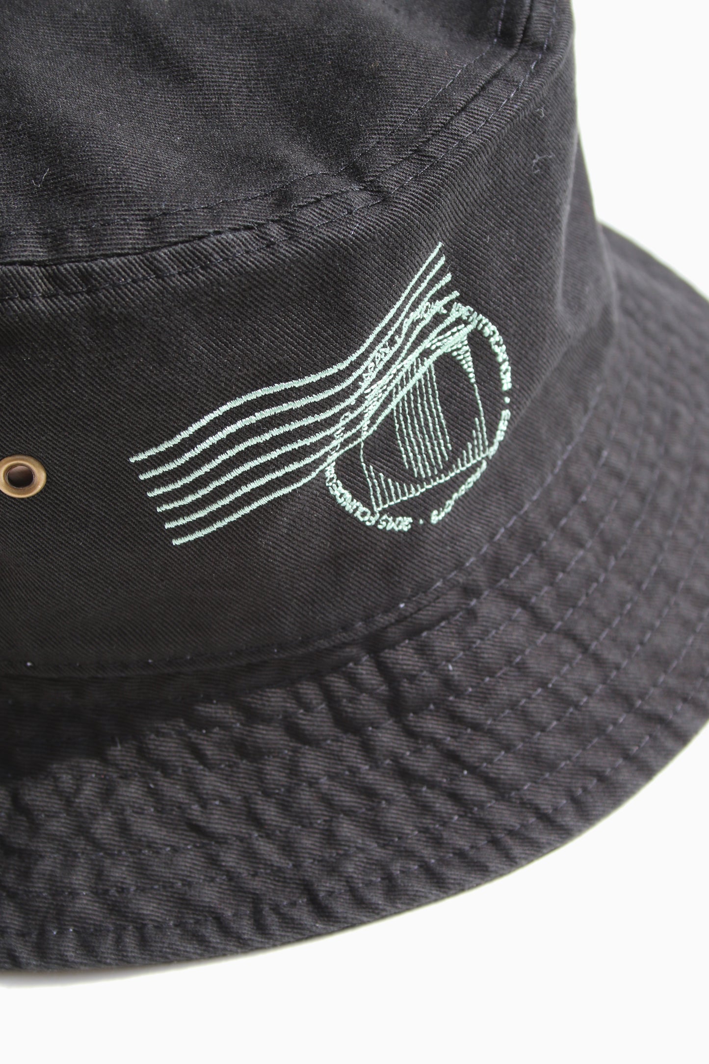 ESSAY POSTMARK BUCKET HAT - BLACK
