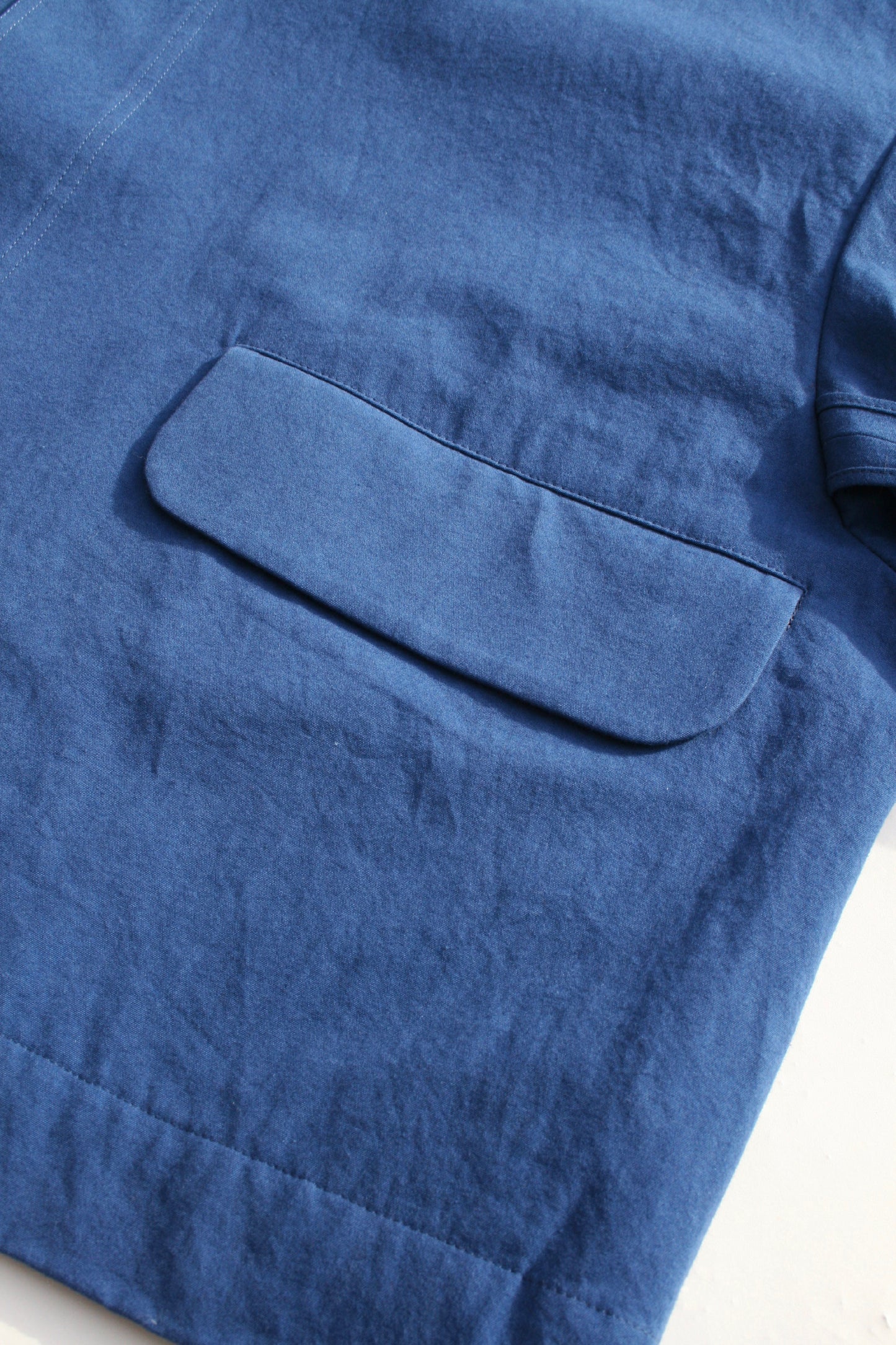 VOAAOV COTTON DYED WASHER WORK BLOUSON
