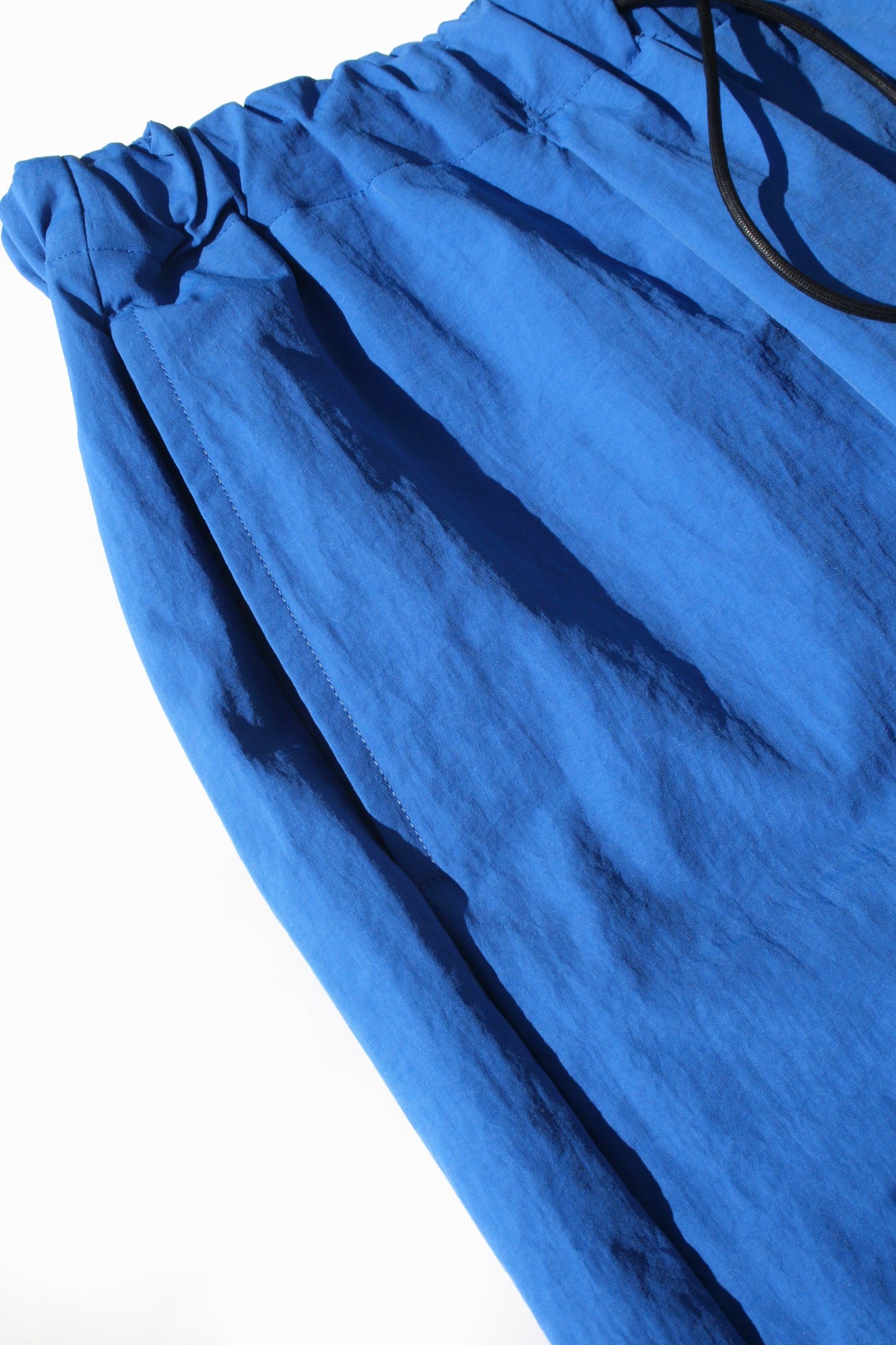 MY BEAUTIFUL LANDLET NYLON DYED TAFFETA SHORTS - BLUE