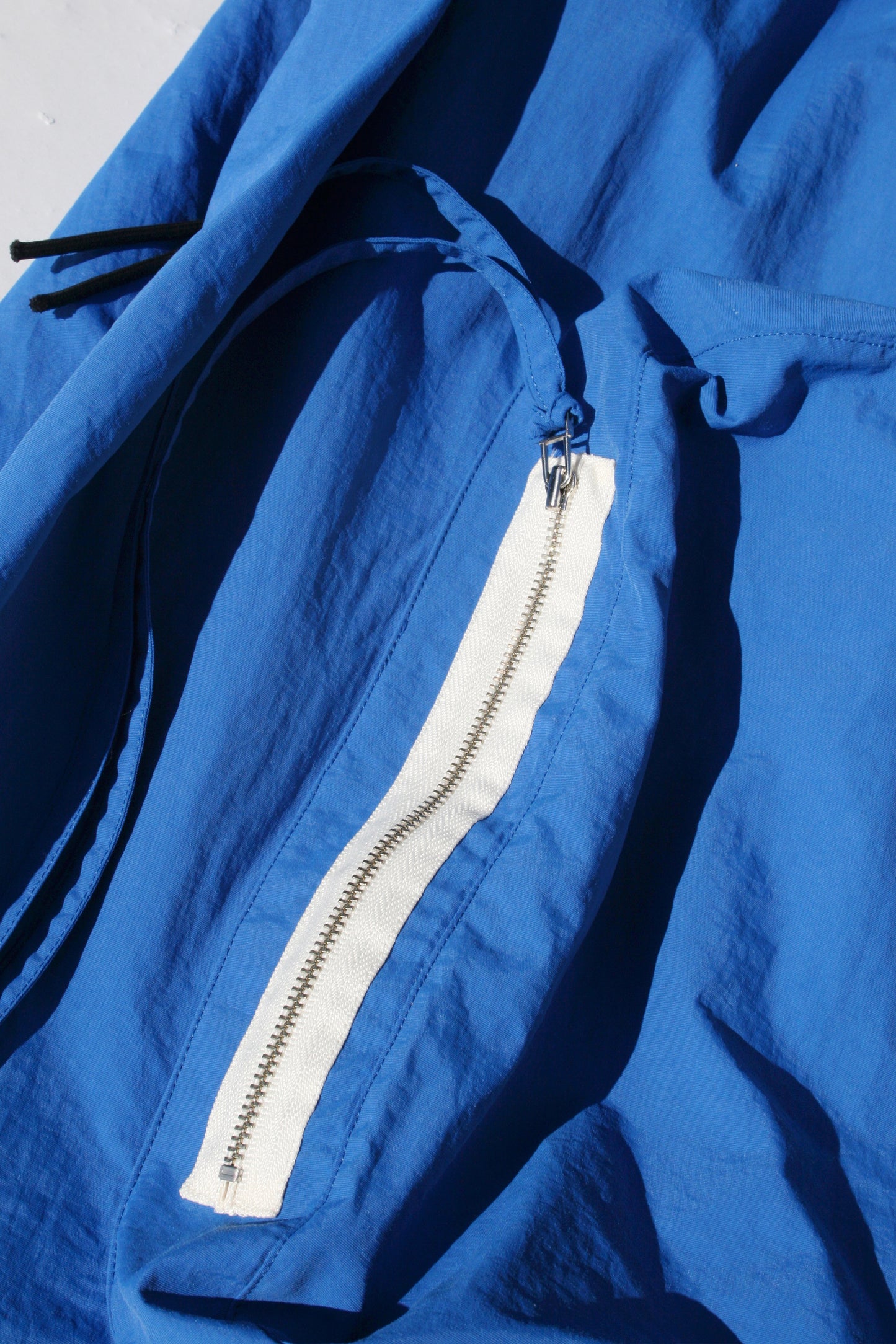 MY BEAUTIFUL LANDLET NYLON DYED TAFFETA SHORTS - BLUE
