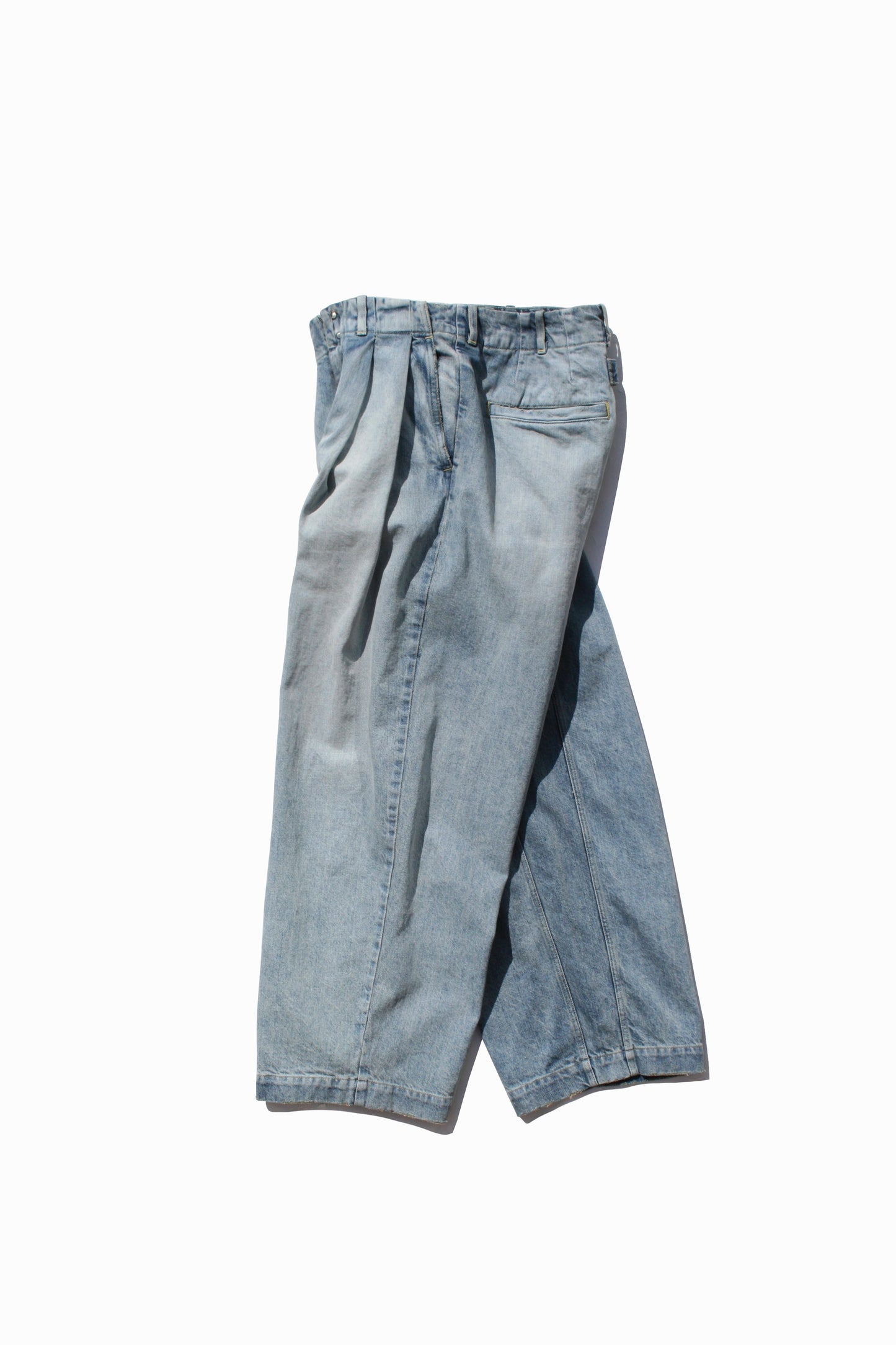 MY BEAUTIFUL LANDLET USED WASH DENIM PANTS