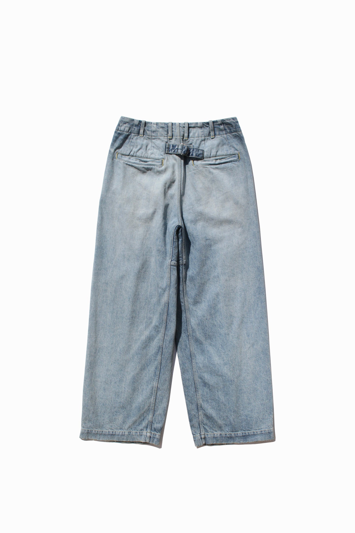 MY BEAUTIFUL LANDLET USED WASH DENIM PANTS