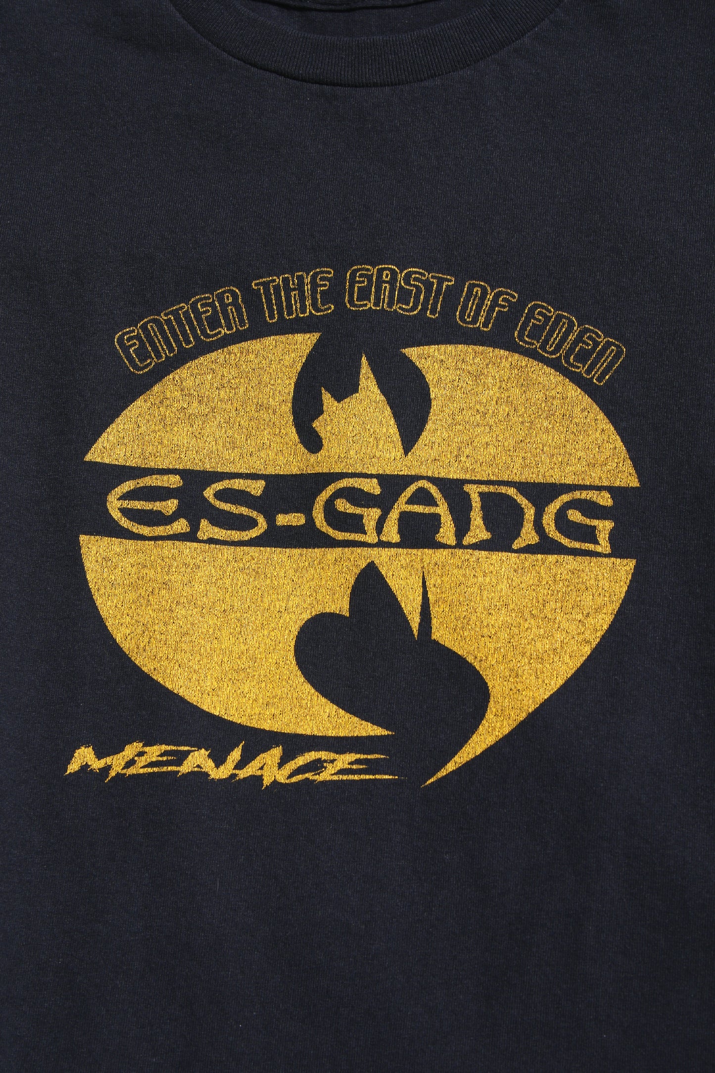 ESSAY LAYERED OVERSIZE LONG T-SHIRT - ES GANG MENACE