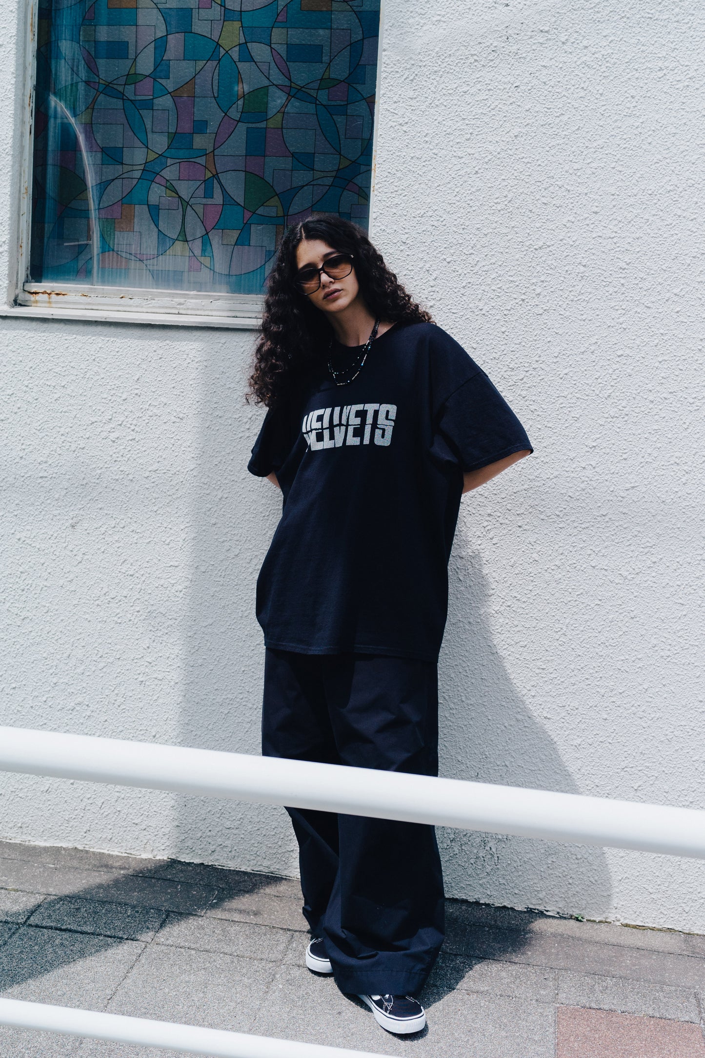 ESSAY OVERSIZED PRINT T-SHIRT VELVETS
