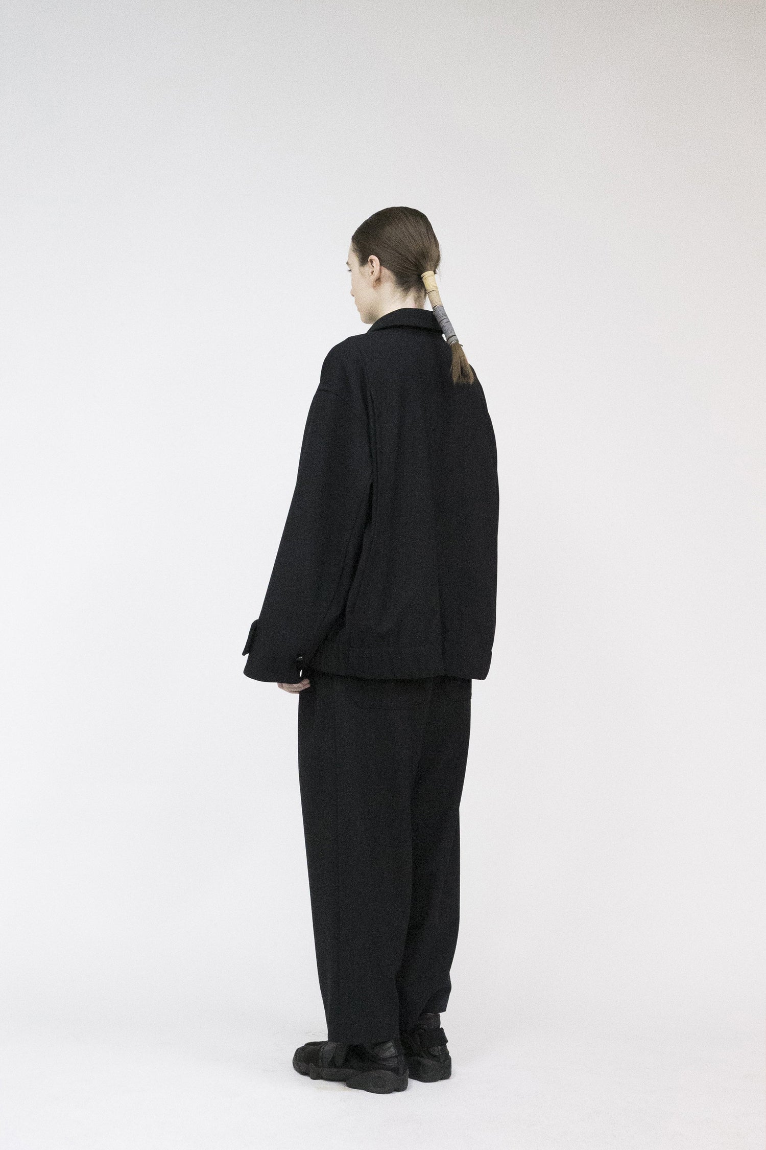 21AW, VOBZ-G41, VOAAOV VINTAGE WOOL WIDE BLOUSON, BLACK, VOAAOV, VOAAOV通販, ヴォアーブ, Tokyo, Made in Japan, TOYASIDO.