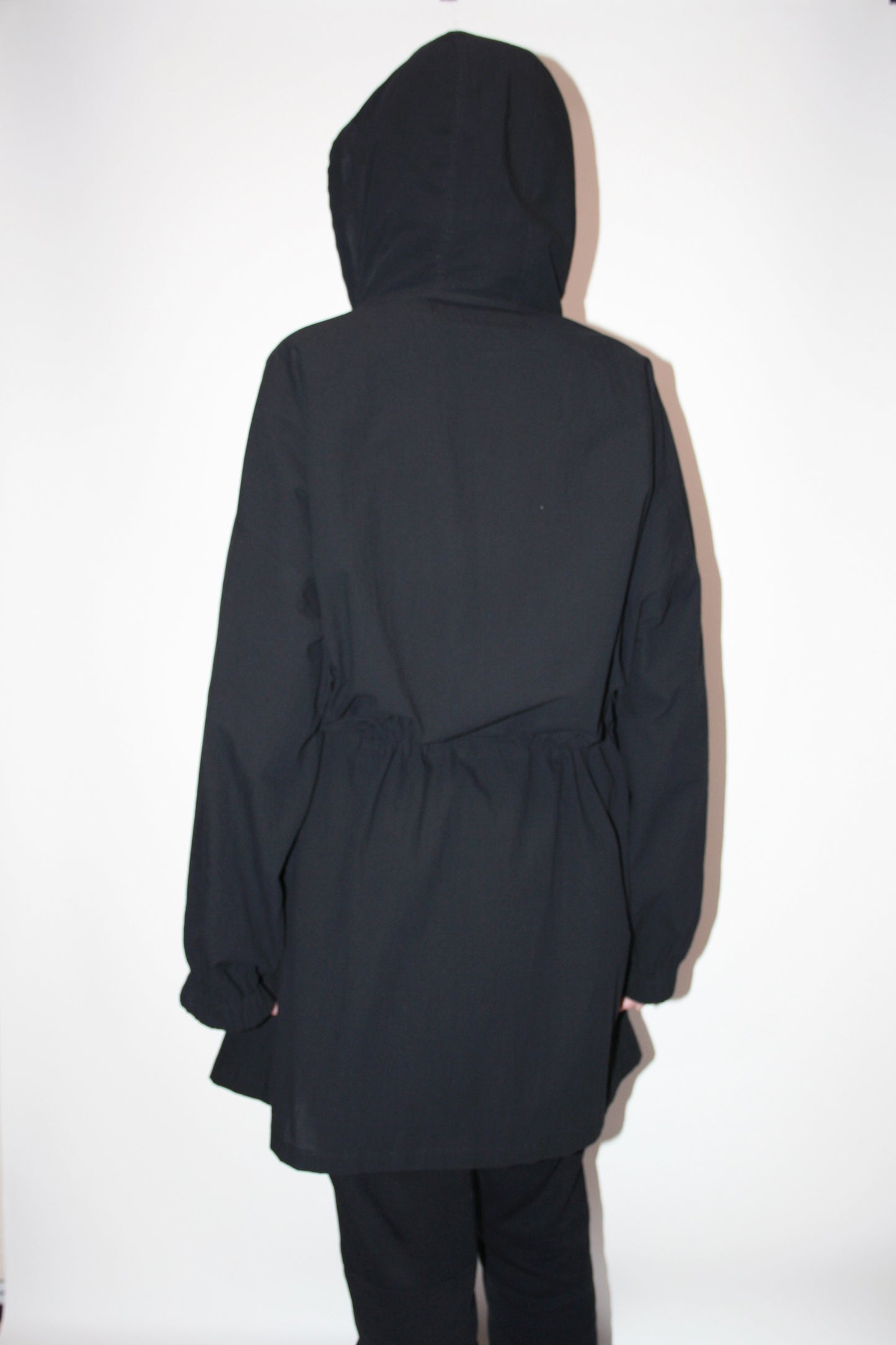 BASISBROEK JALLET SHIRT HOODIE - BLACK