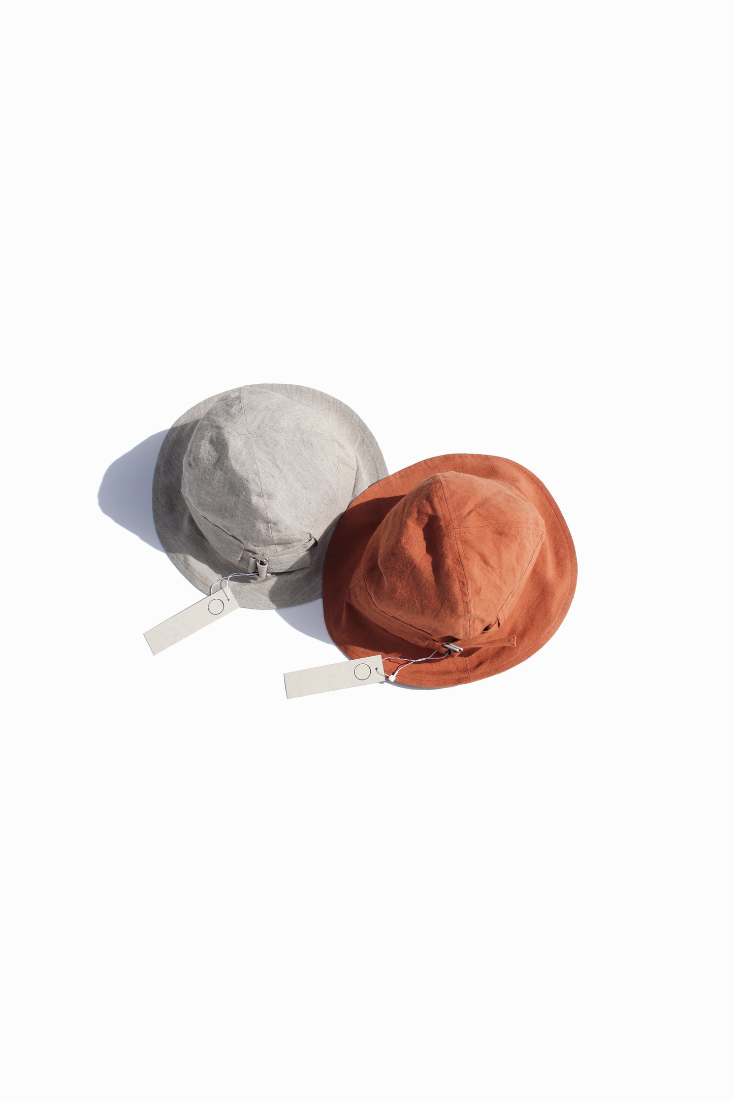 O PROJECT HEMP MELE CLOTH FISHER HAT - NATURAL / RED BRICK