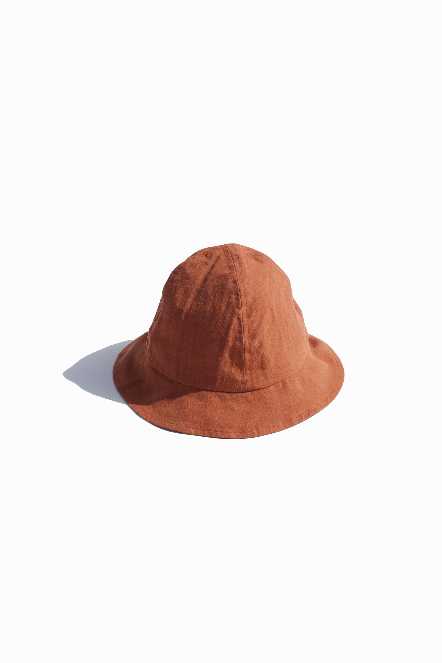 O PROJECT HEMP MELE CLOTH FISHER HAT - NATURAL / RED BRICK