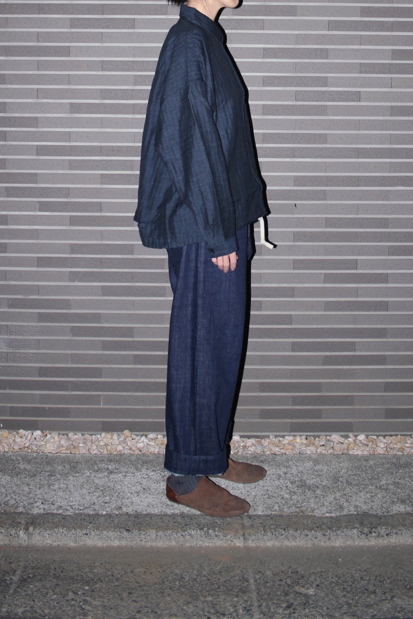 O PROJECT SELVEDGE DENIM TROUSERS - INDIGO