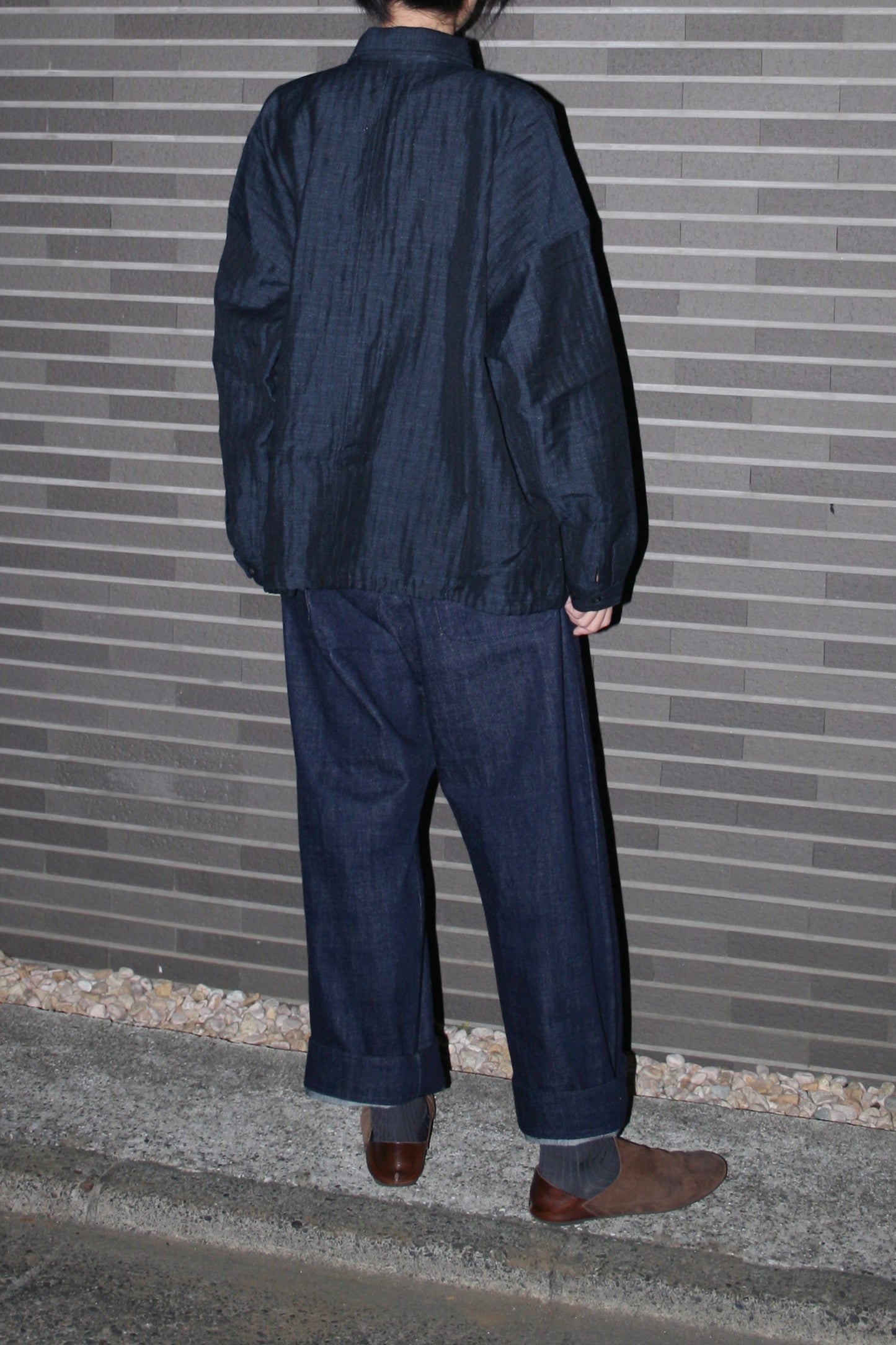 O PROJECT SELVEDGE DENIM TROUSERS - INDIGO