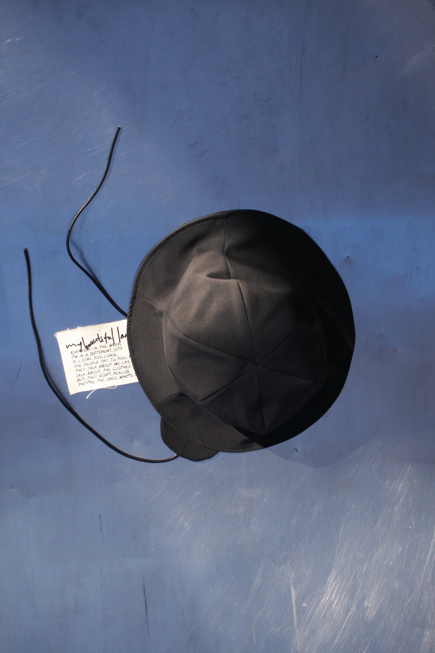 MY BEAUTIFUL LANDLET GABERDINE BUCKET HAT