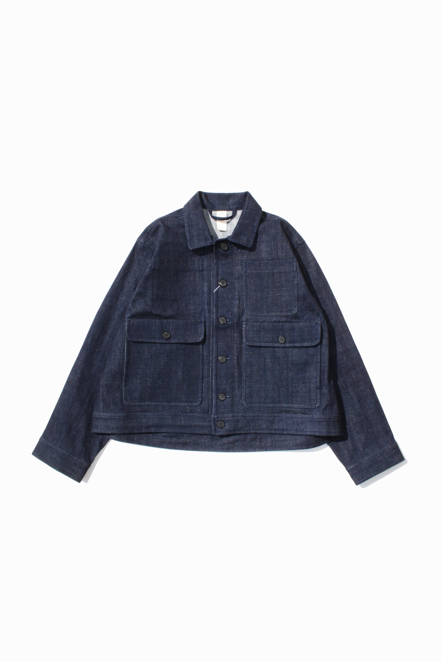 O PROJECT ORGANIC SELVEDGE DENIM JACKET - INDIGO
