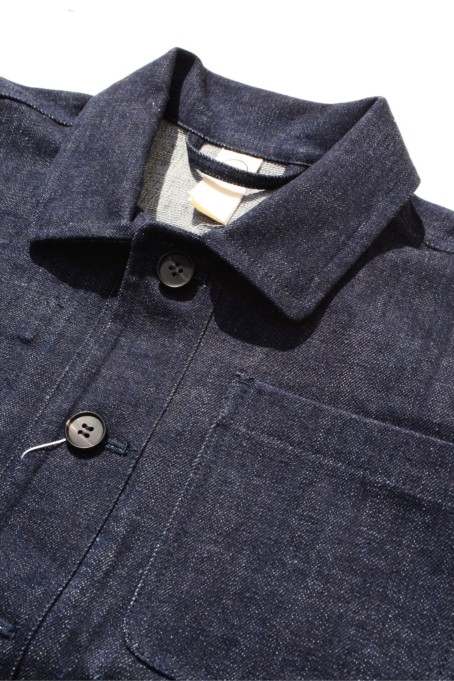 O PROJECT ORGANIC SELVEDGE DENIM JACKET - INDIGO