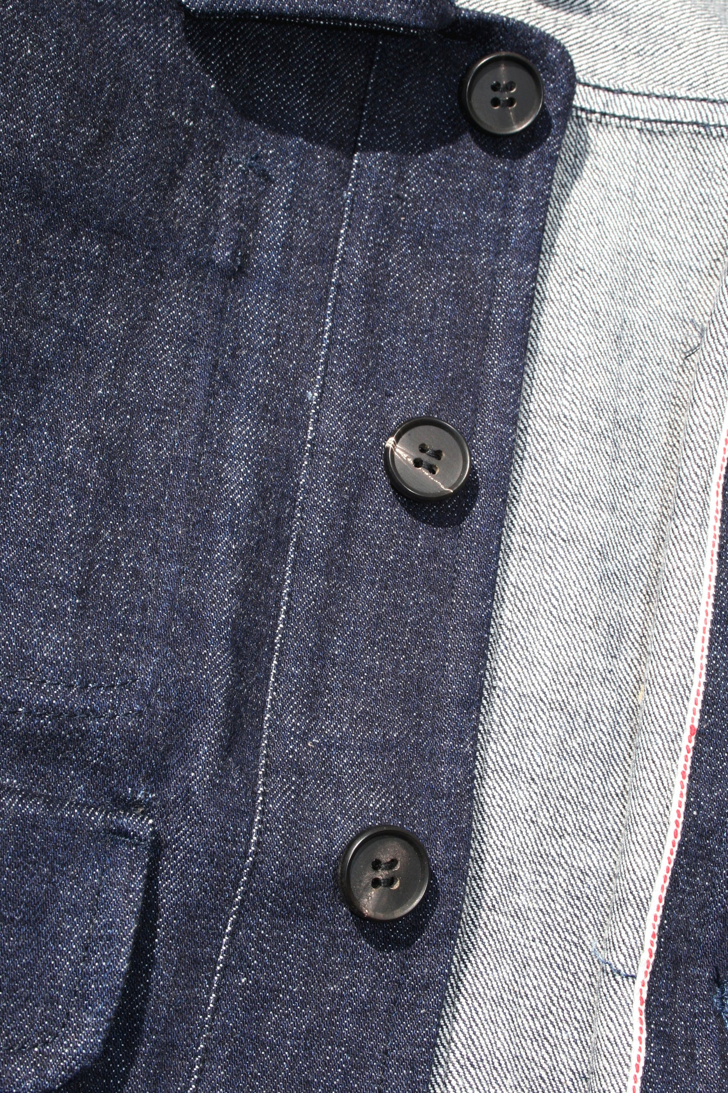 O PROJECT ORGANIC SELVEDGE DENIM JACKET - INDIGO