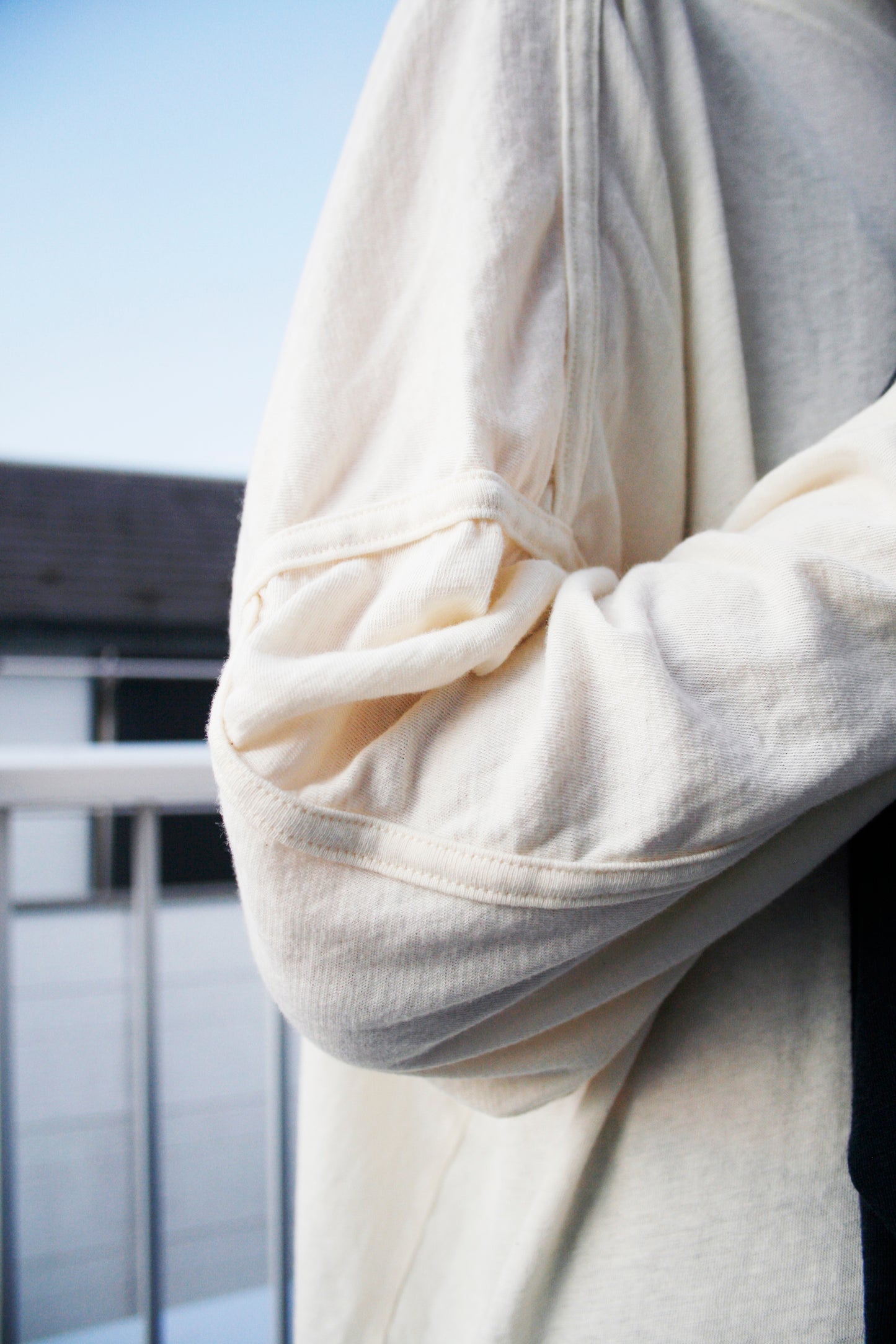 O PROJECT COTTON WOOL JERSEY TURTLE NECK L/S TEE
