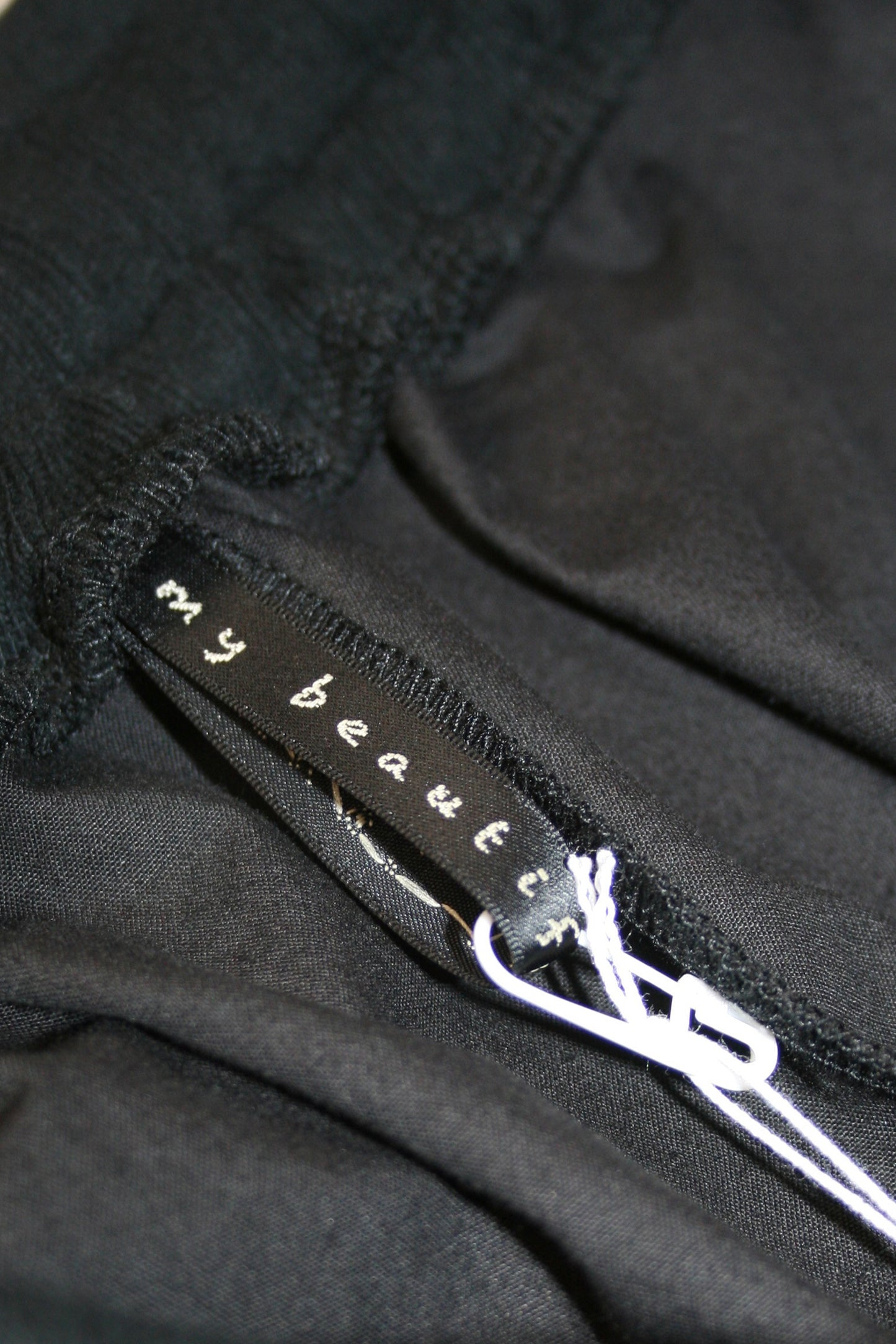 MY BEAUTIFUL LANDLET HANGING URAKE x ANTIQUE HORSE CLOTH PANTS - BLACK