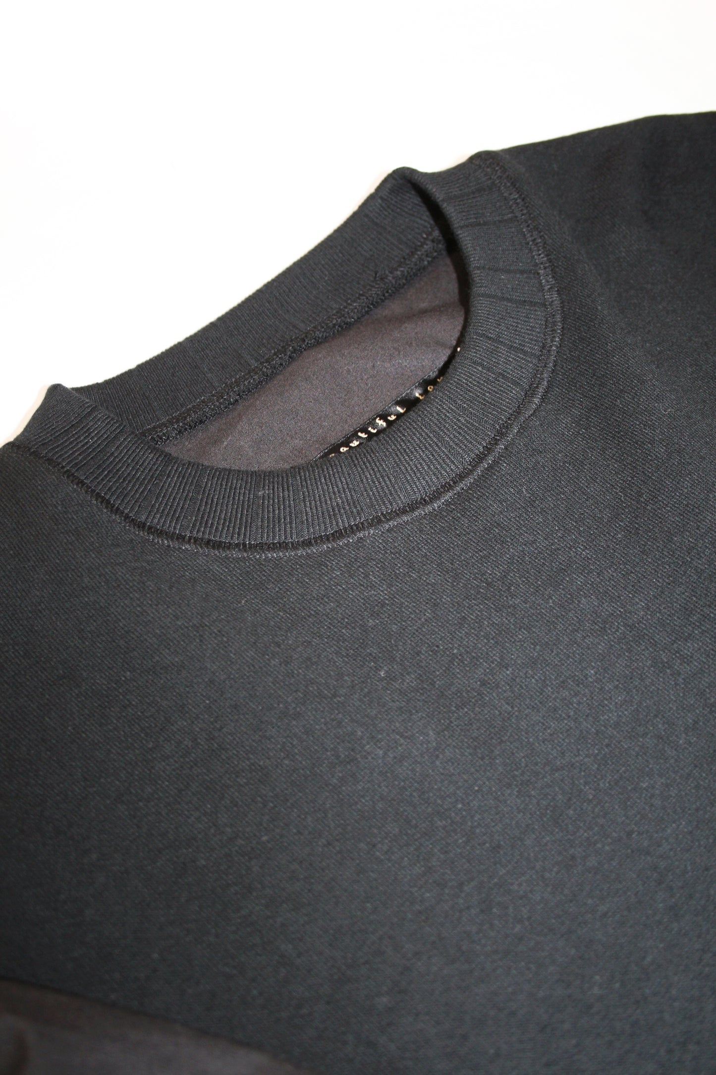 MY BEAUTIFUL LANDLET HANGING URAKE x ANTIQUE HORSE CLOTH SWEATER - BLACK
