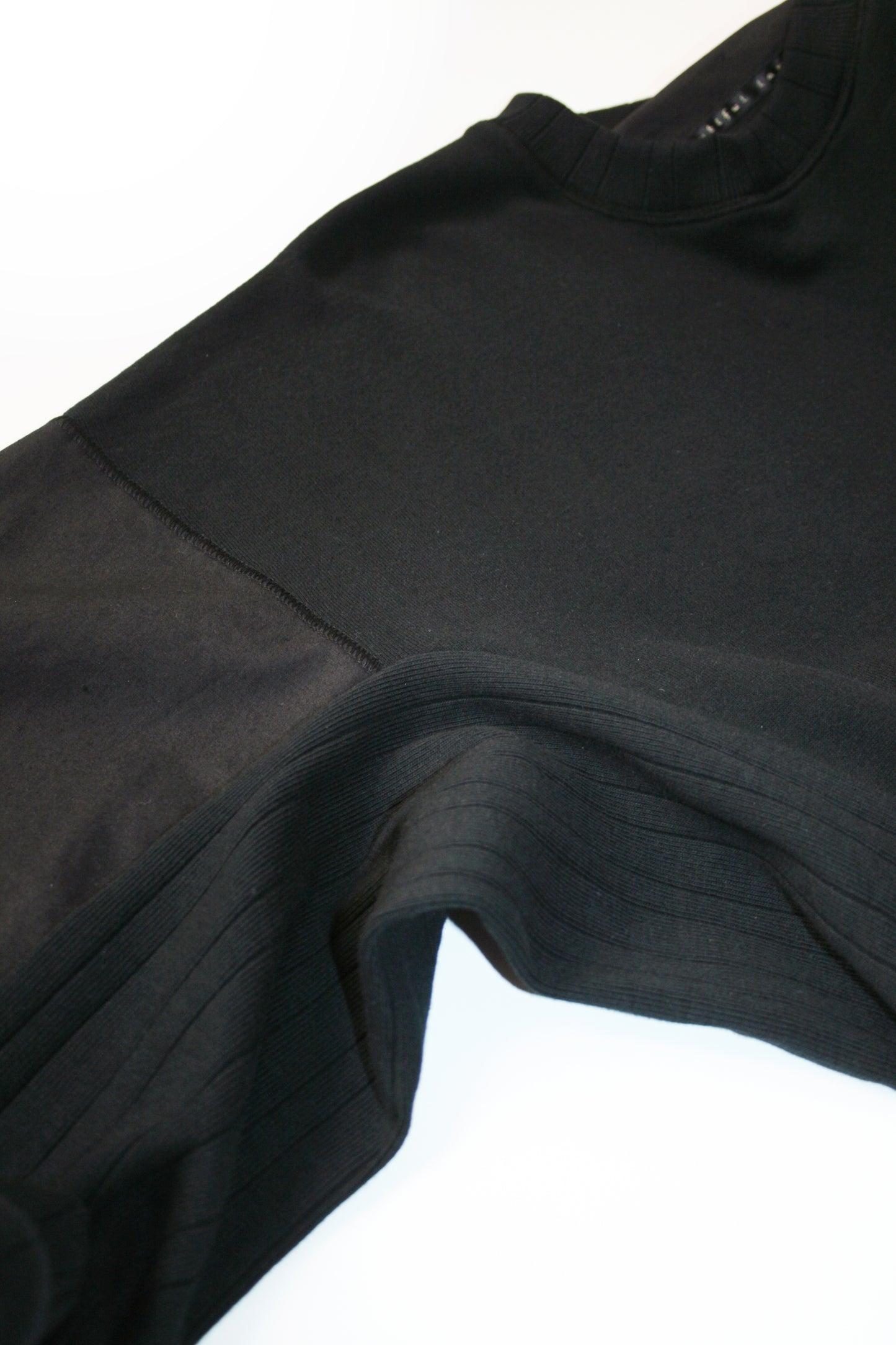MY BEAUTIFUL LANDLET HANGING URAKE x ANTIQUE HORSE CLOTH SWEATER - BLACK