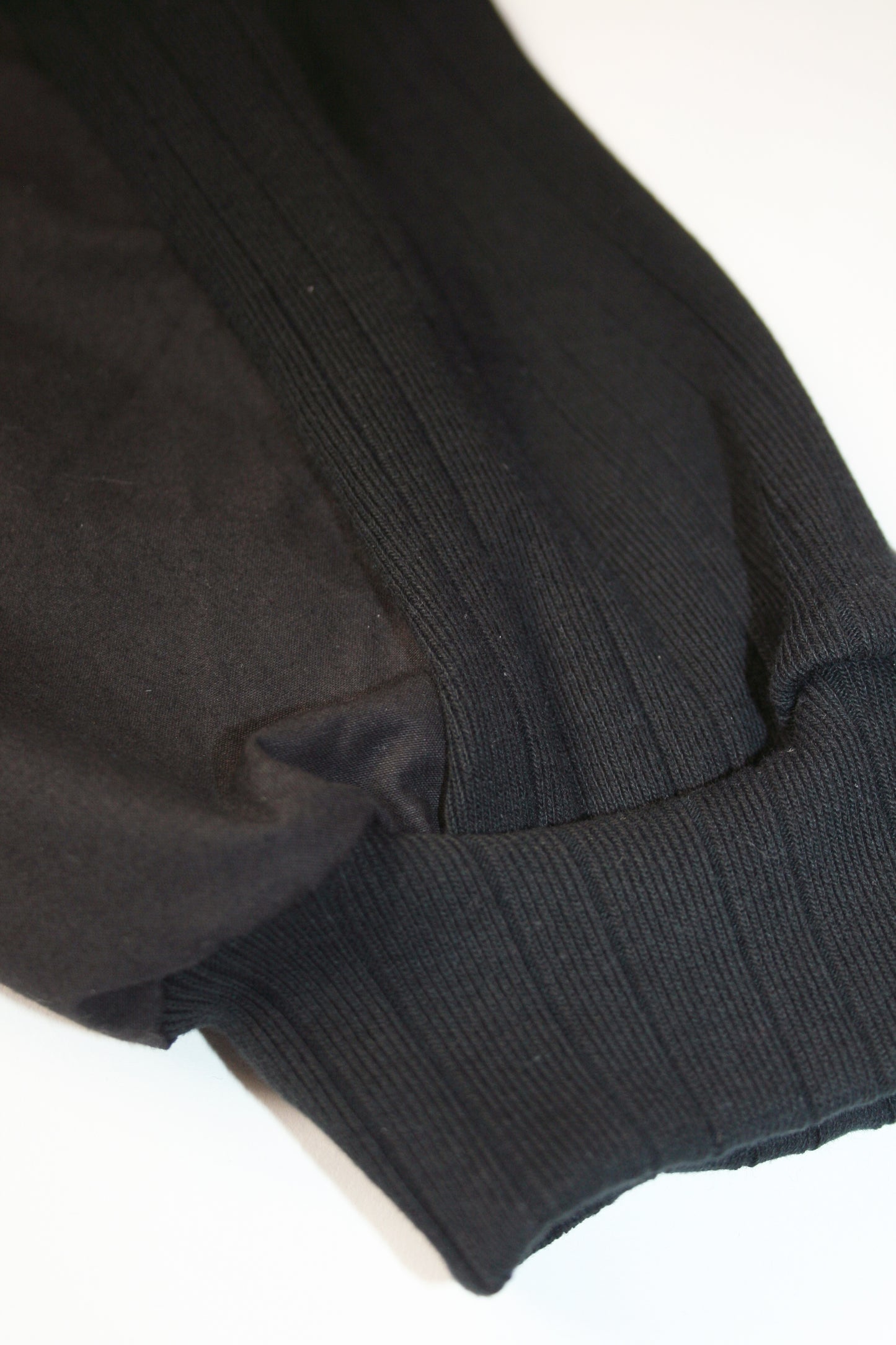 MY BEAUTIFUL LANDLET HANGING URAKE x ANTIQUE HORSE CLOTH SWEATER - BLACK