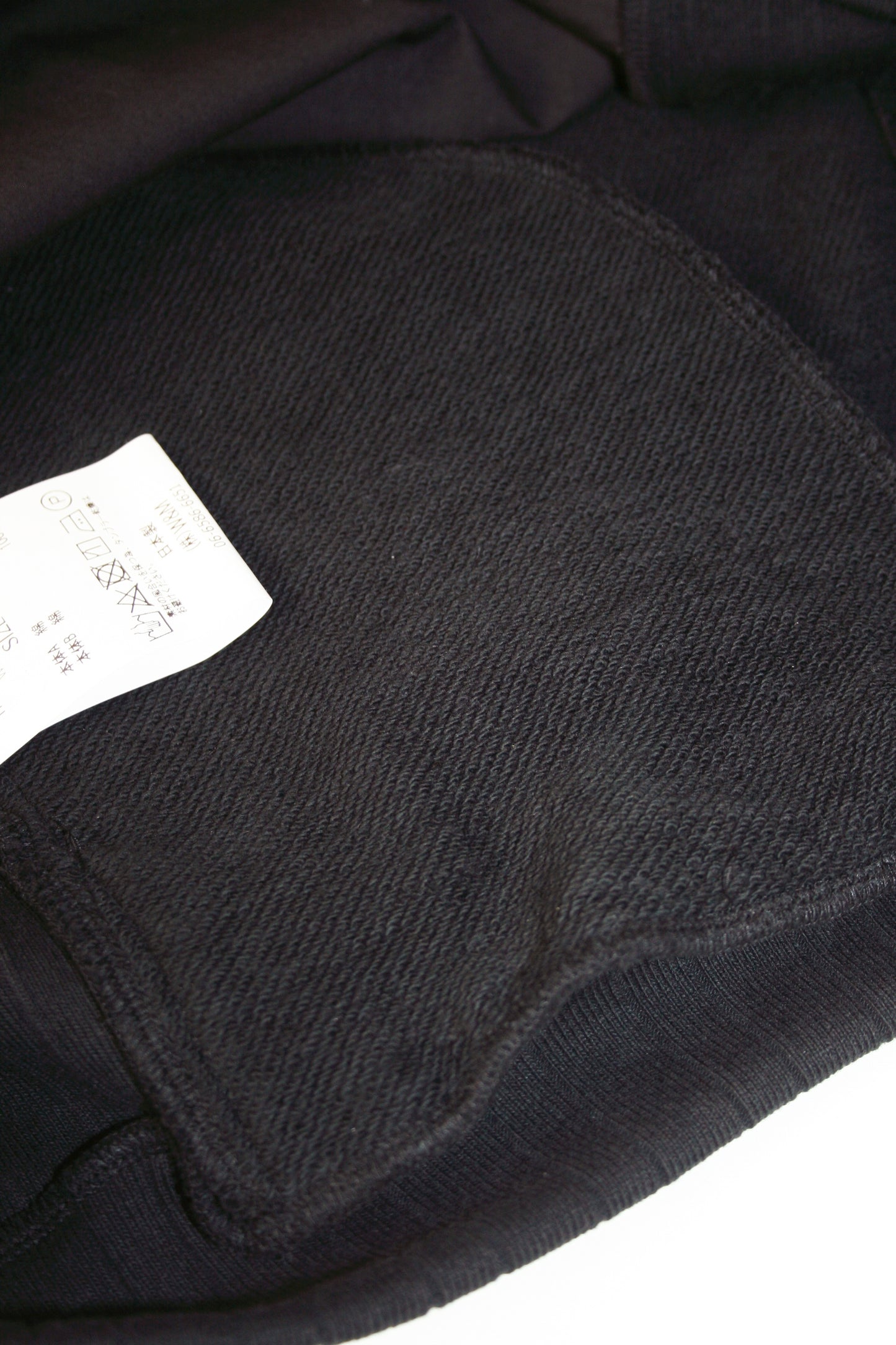 MY BEAUTIFUL LANDLET HANGING URAKE x ANTIQUE HORSE CLOTH SWEATER - BLACK