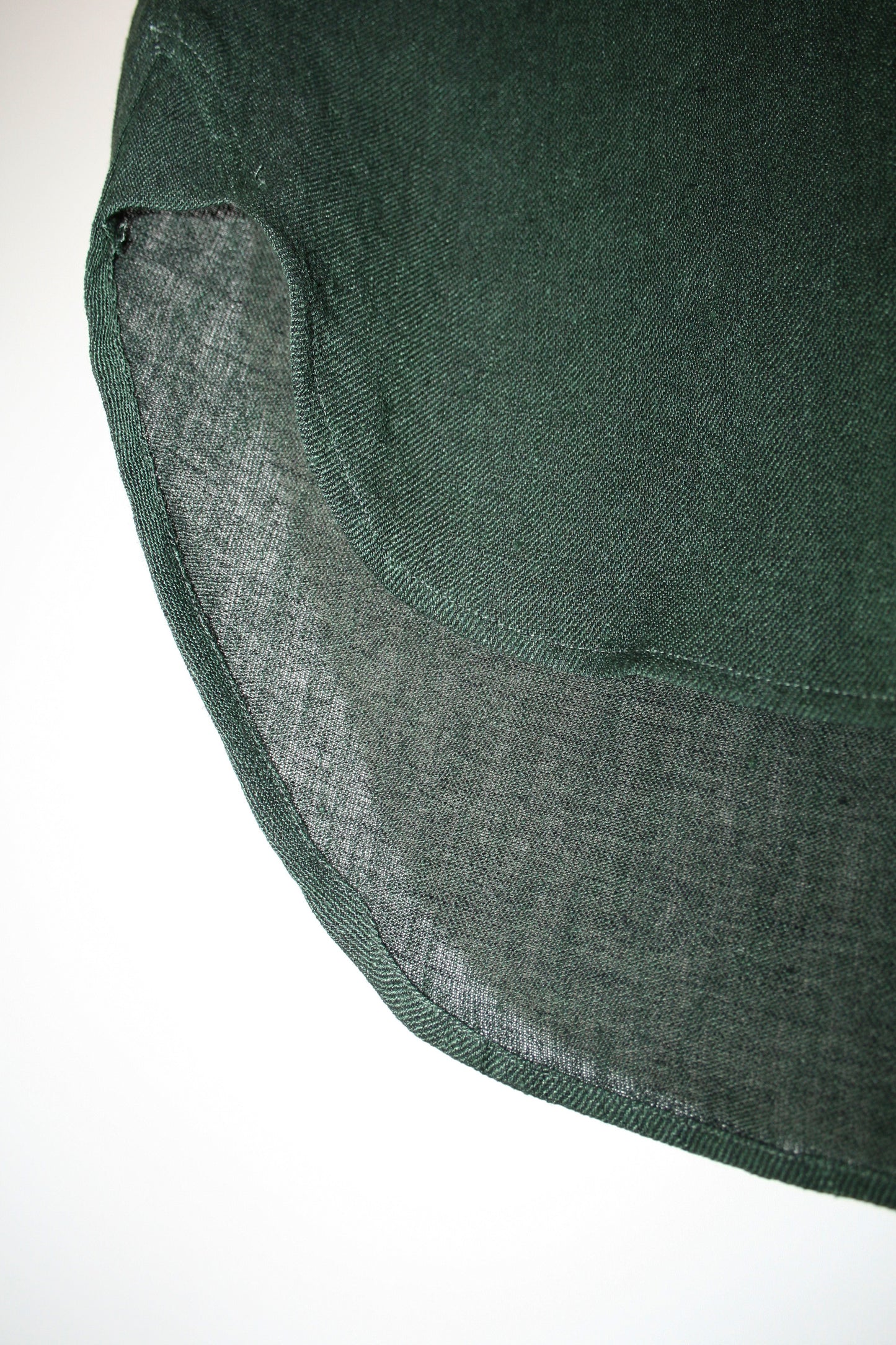 MY BEAUTIFUL LANDLET BISHU JAPAN LINEN SHIRT - GREEN