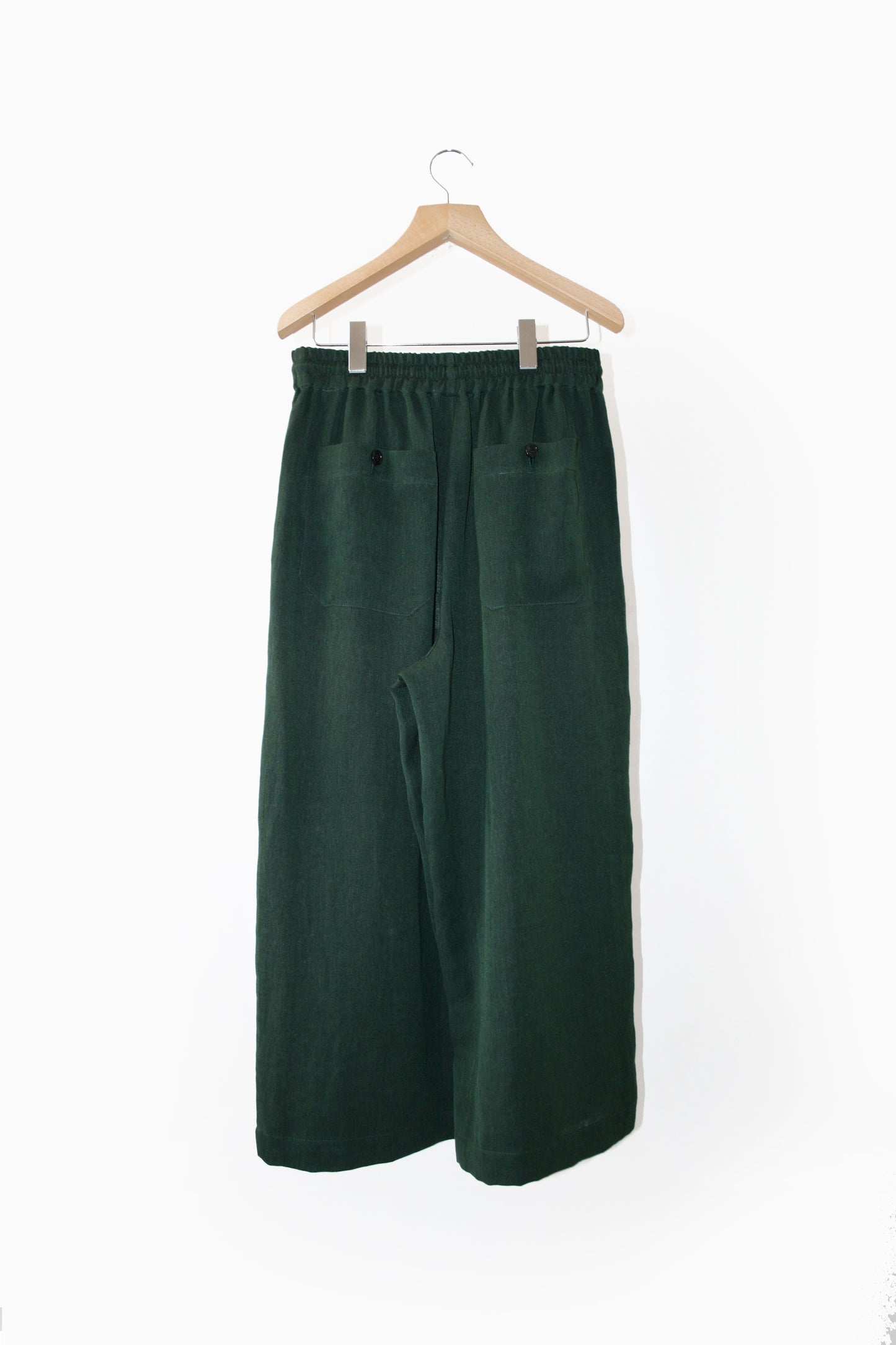 MY BEAUTIFUL LANDLET BISHU JAPAN LINEN PANTS - GREEN