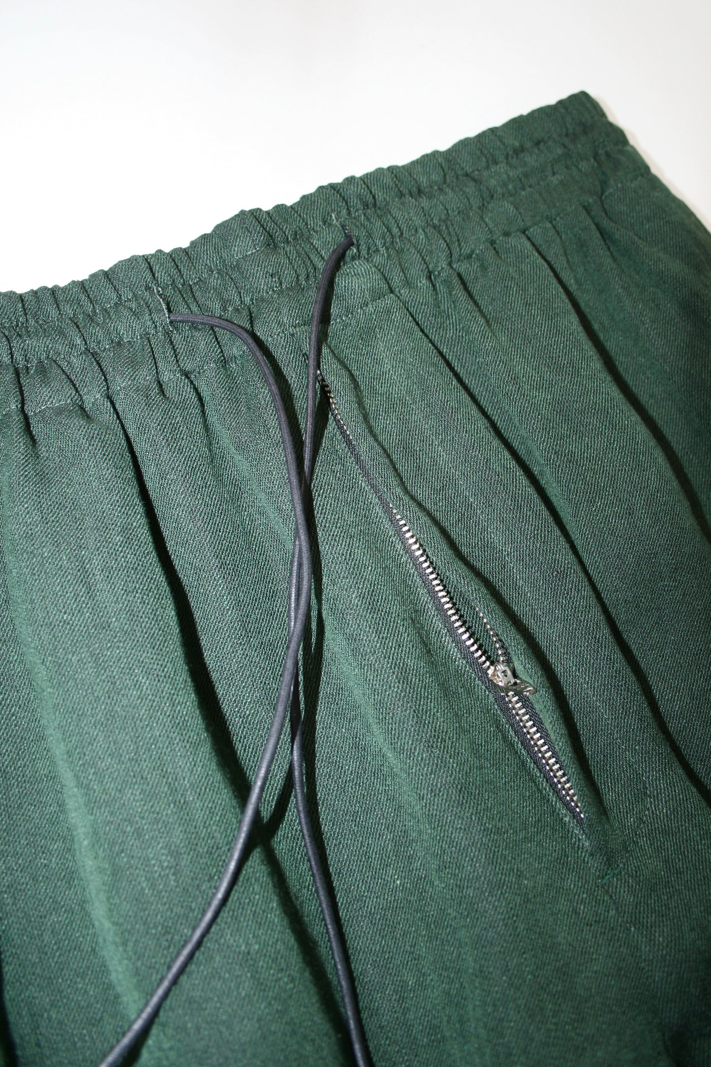MY BEAUTIFUL LANDLET BISHU JAPAN LINEN PANTS - GREEN