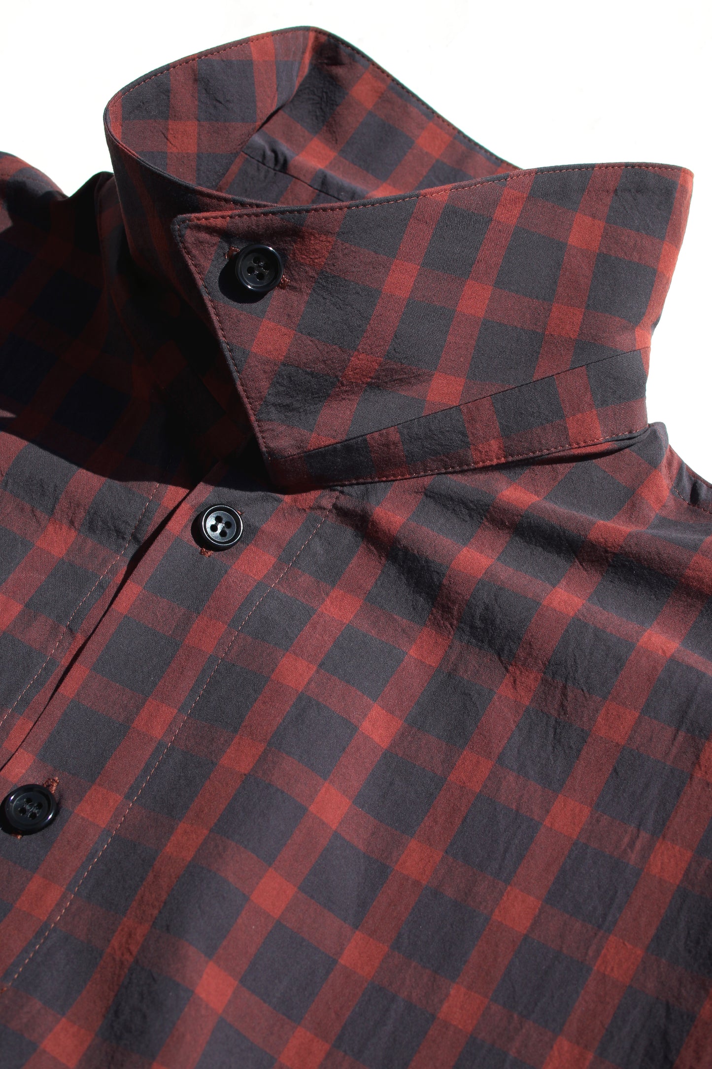 MY BEAUTIFUL LANDLET CHECK TYPEWRITER SHIRT COAT