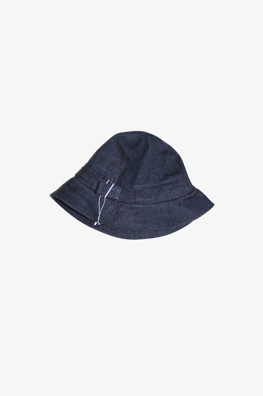 O PROJECT ORGANIC SELVEDGE DENIM FISHER HAT - KINARI / INDIGO / BLACK