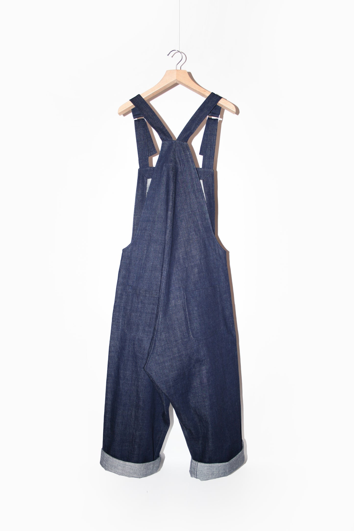 O PROJECT ORGANIC SELVEDGE DENIM DUNGAREE - KINARI / INDIGO / BLACK