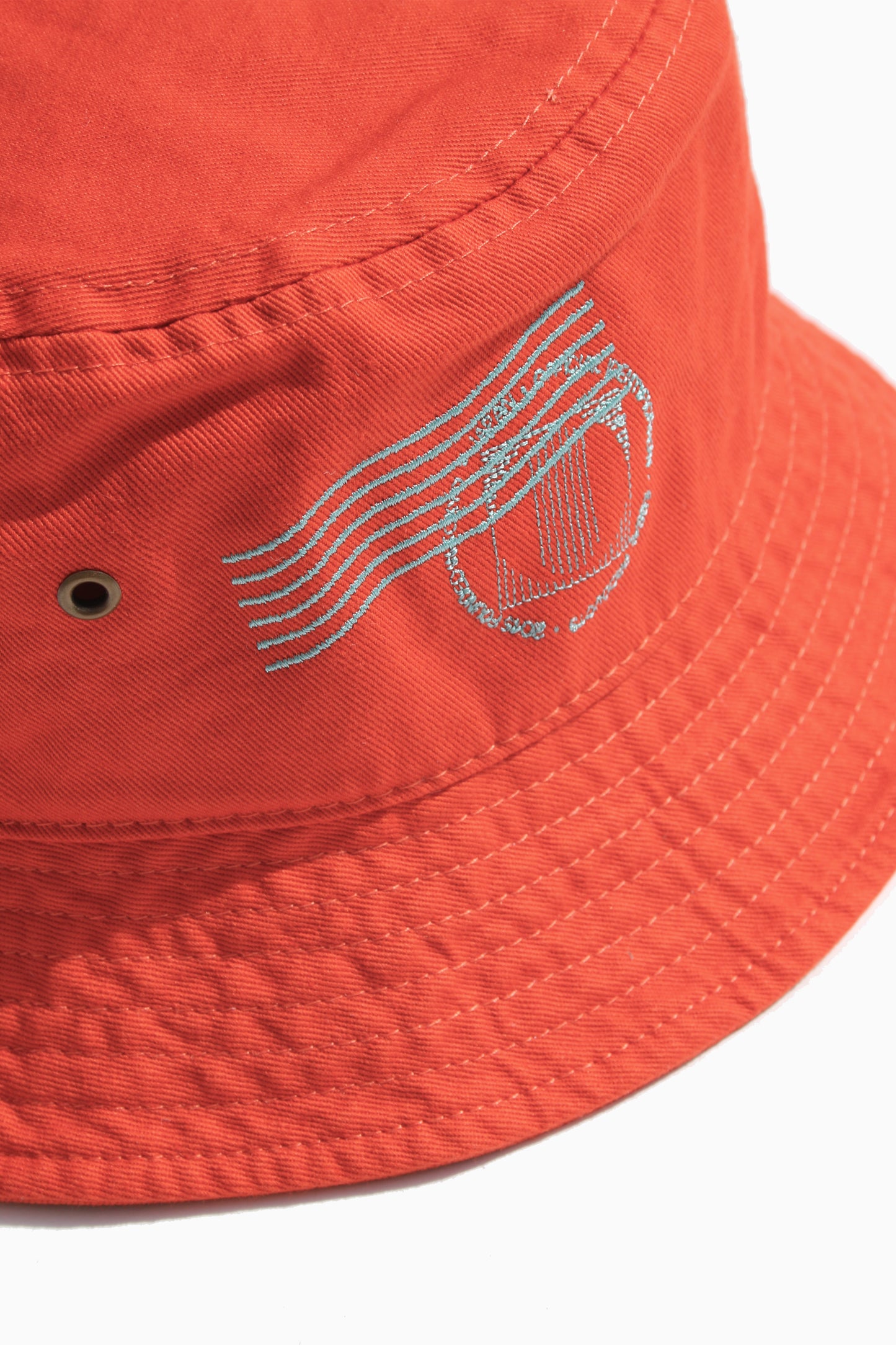 ESSAY POSTMARK BUCKET HAT - ORANGE