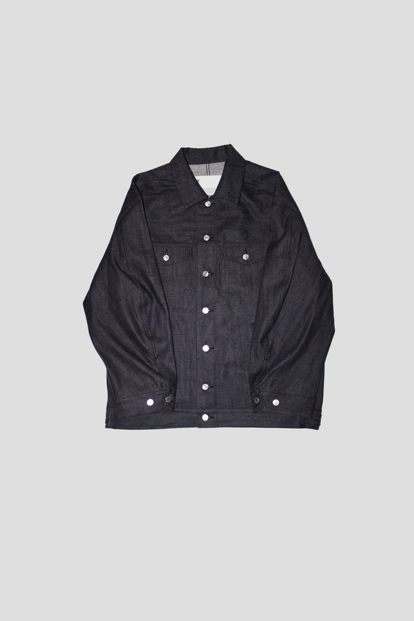 VOAAOV OVERSIZED DENIM JACKET - INDIGO