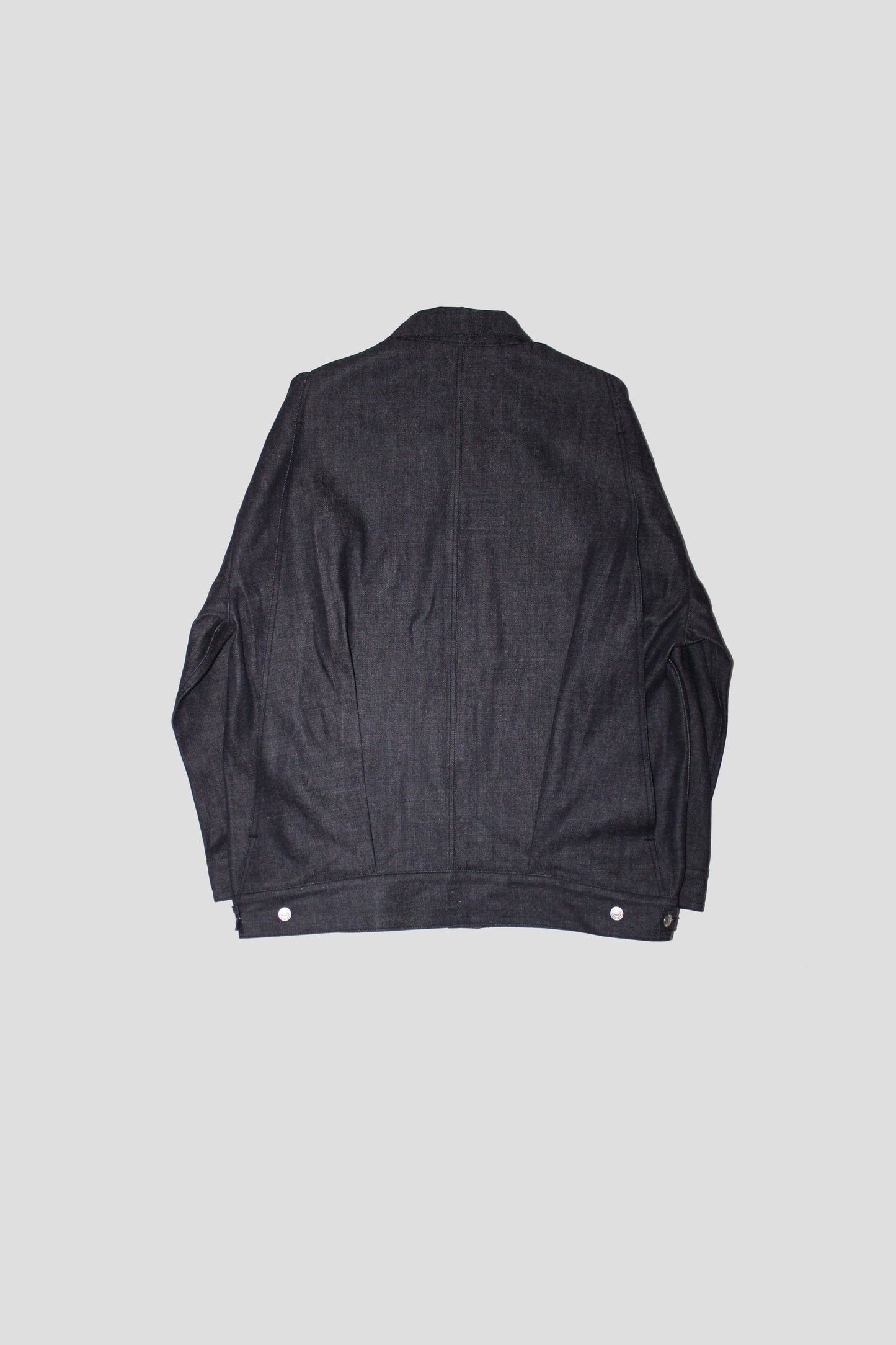 VOAAOV OVERSIZED DENIM JACKET - INDIGO