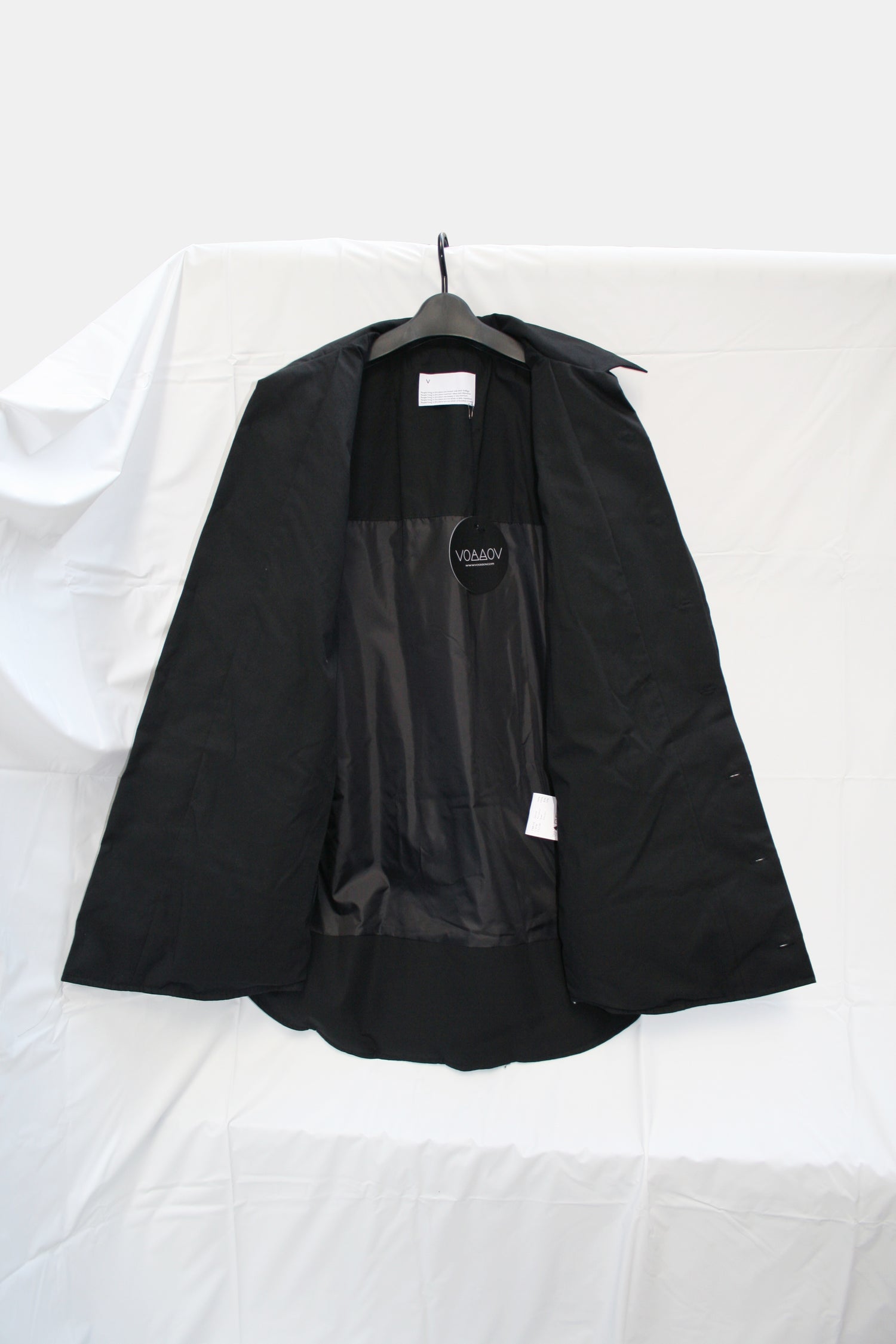 21AW, VOSF-G13, VOAAOV ORGANIC COTTON BROAD SHIRT (KAWADA DOWN FEATHER), BLACK, VOAAOV (ヴォアーブ) を取扱う正規通販ストアTOYASIDO。