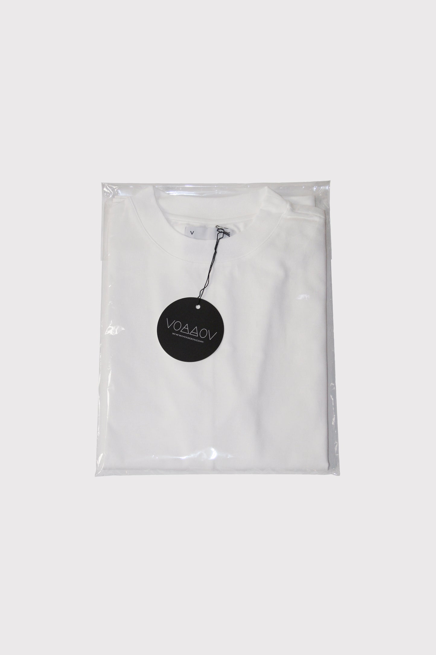 VOAAOV DERABE JERSEY SS TEE - WHITE / BEIGE / BLUE