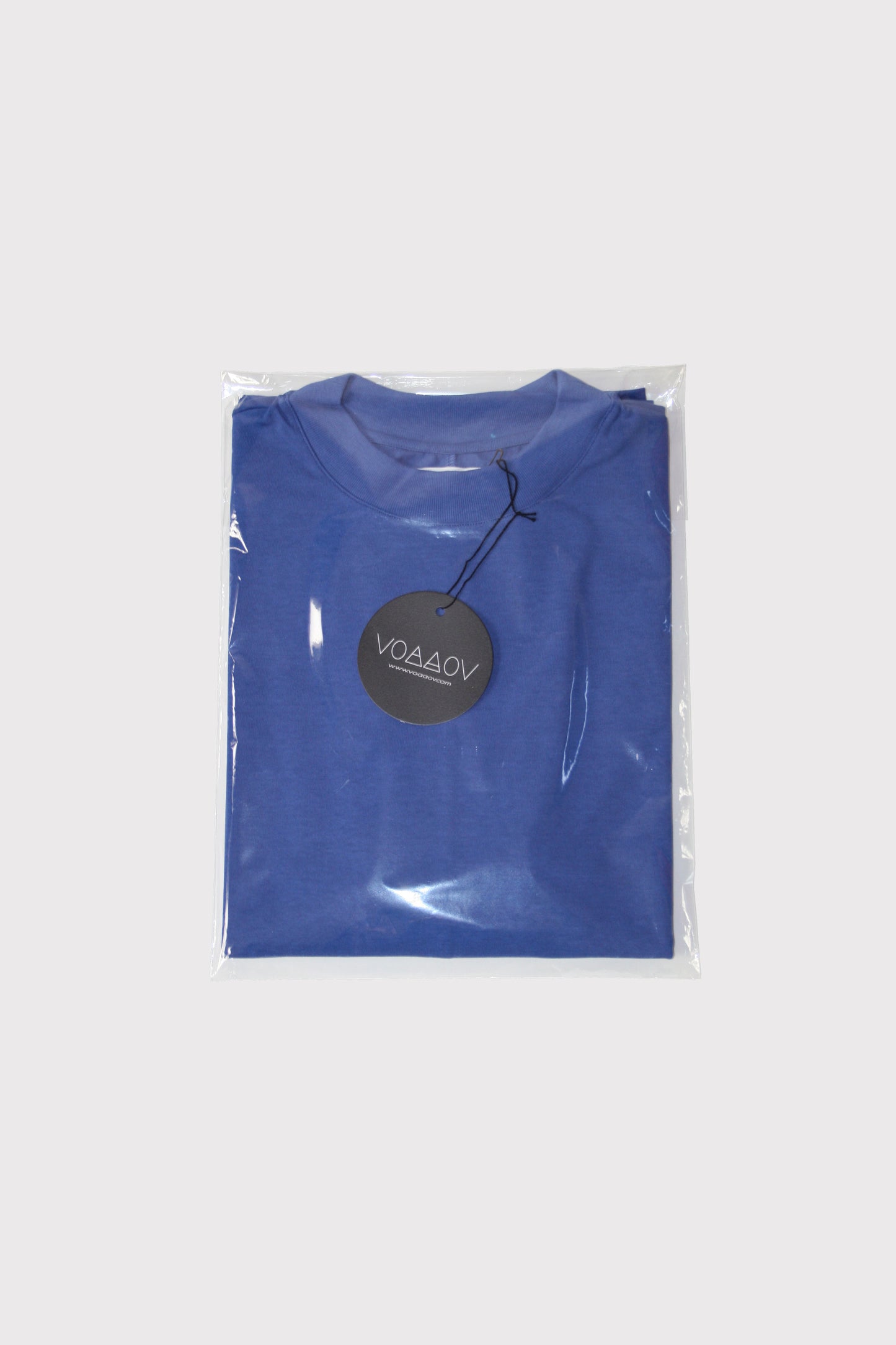 VOAAOV DERABE JERSEY SS TEE - WHITE / BEIGE / BLUE