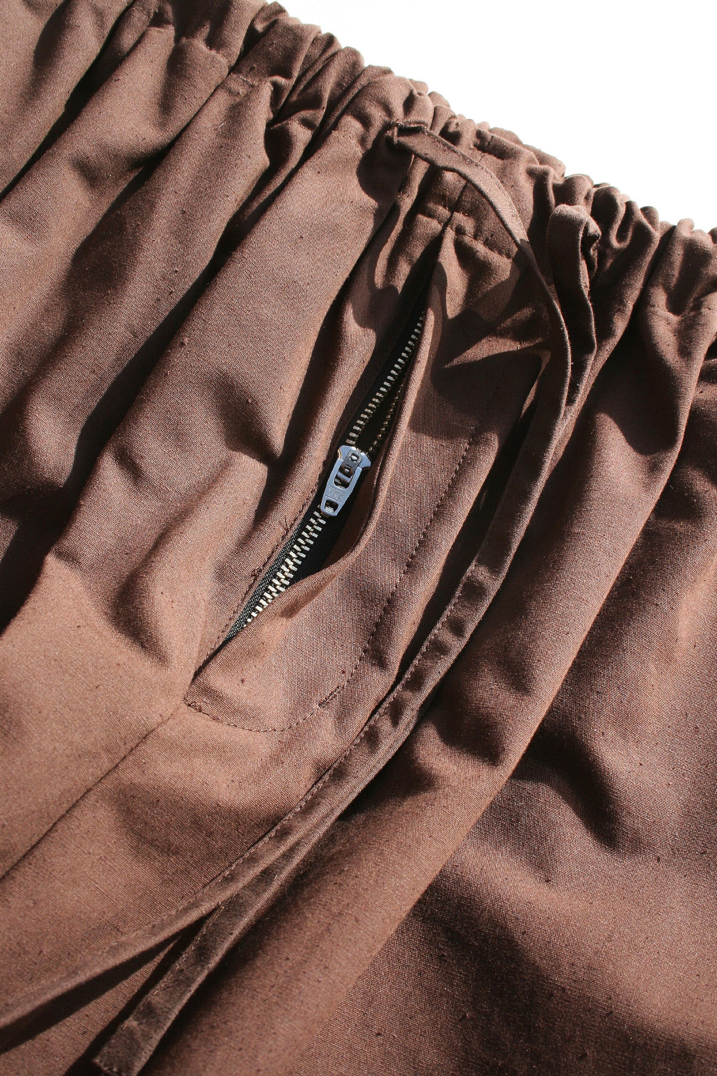 BASISBROEK NEUSY WIDE PANTS - BROWN