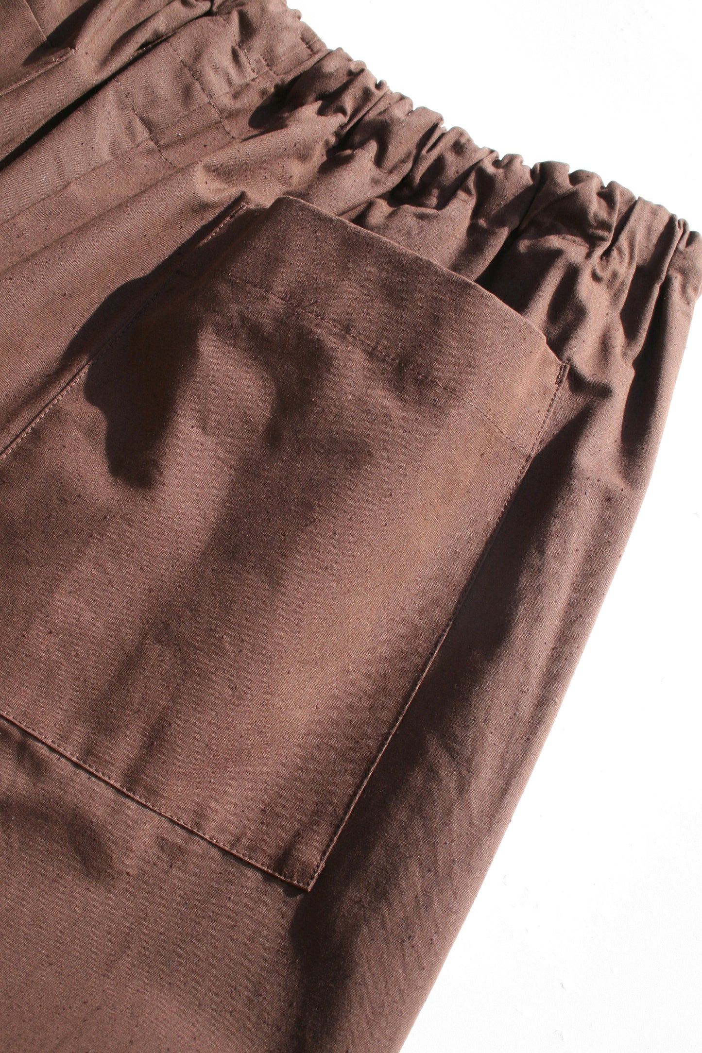 BASISBROEK NEUSY WIDE PANTS - BROWN