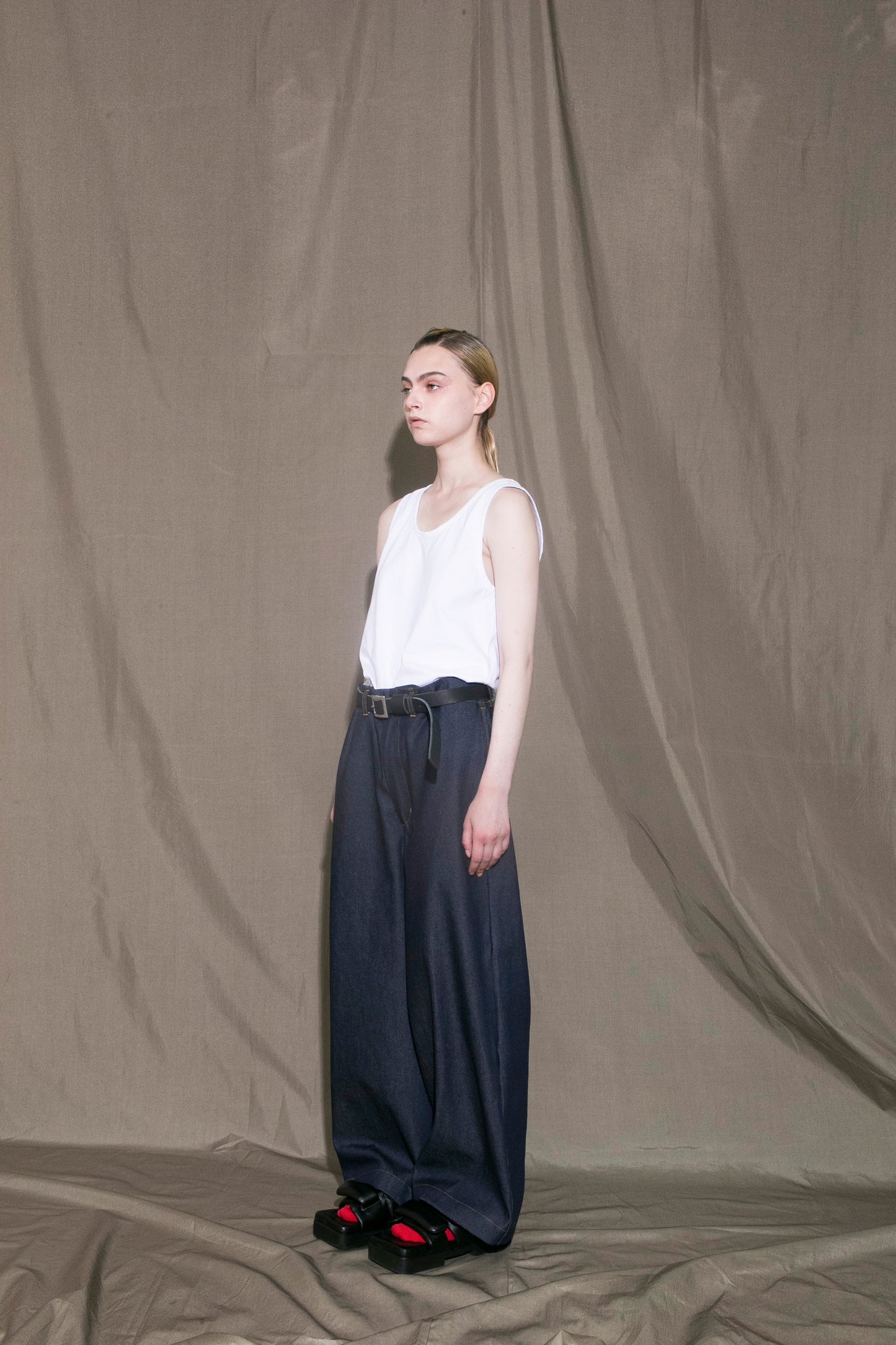 MY BEAUTIFUL LANDLET DENIM PANTS - INDIGO