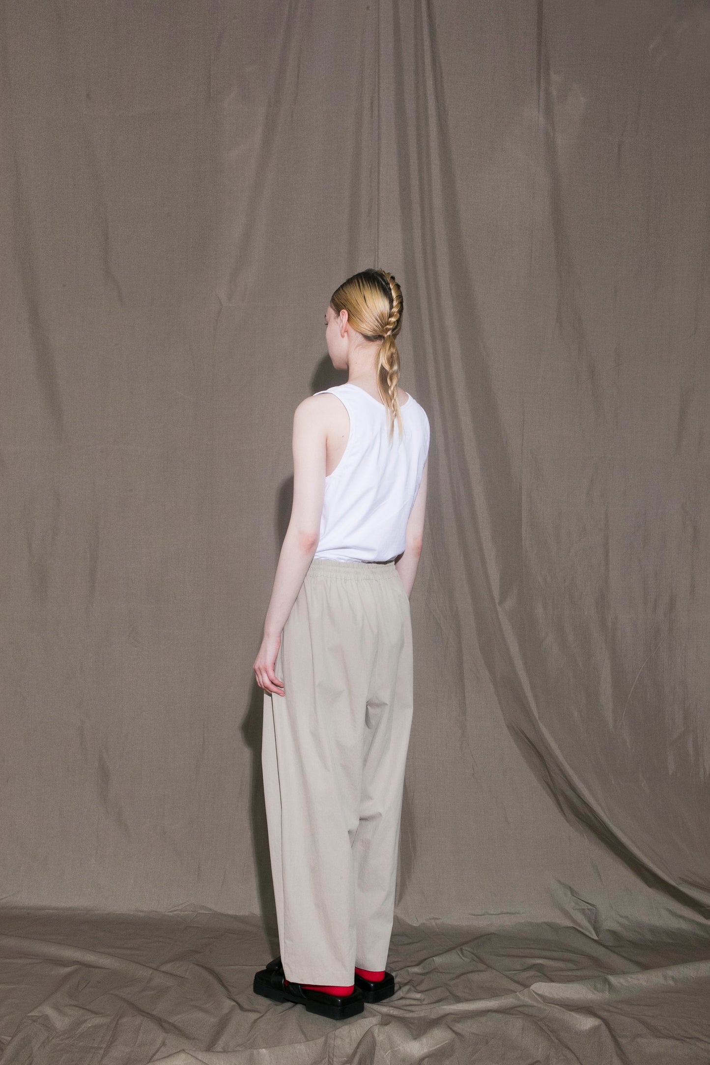 MY BEAUTIFUL LANDLET COTTON NYLON BIO PEACH PANTS - BEIGE