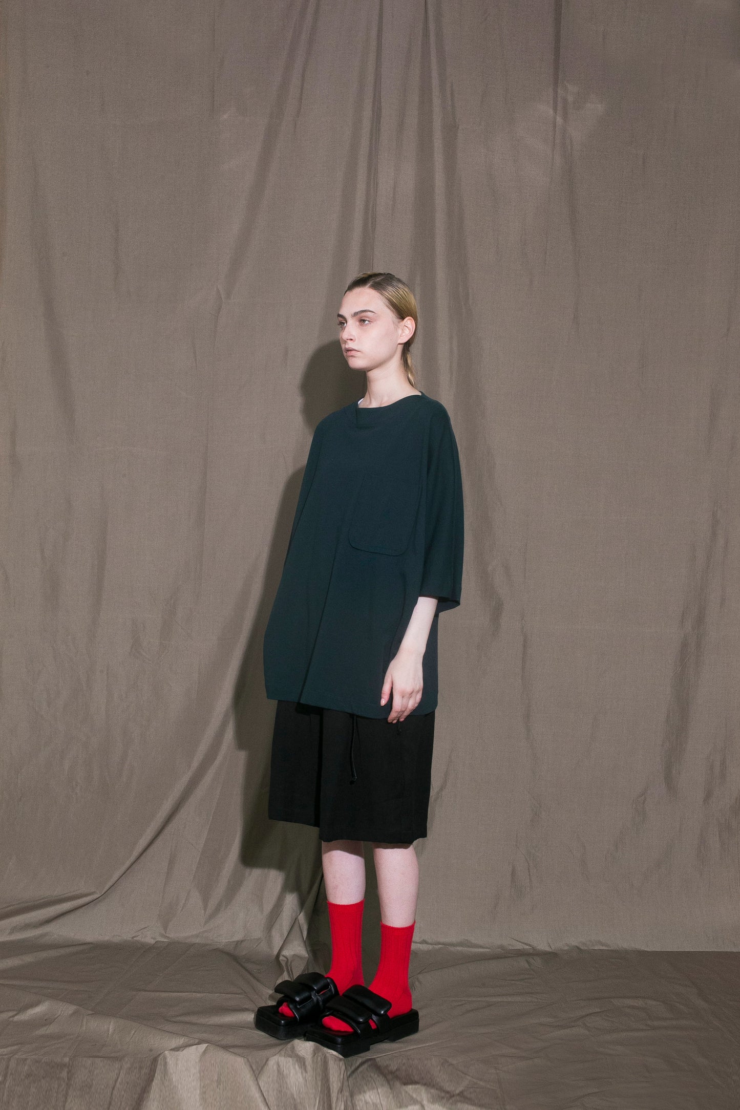 MY BEAUTIFUL LANDLET OPEN END JERSEY S/S TEE- GREEN