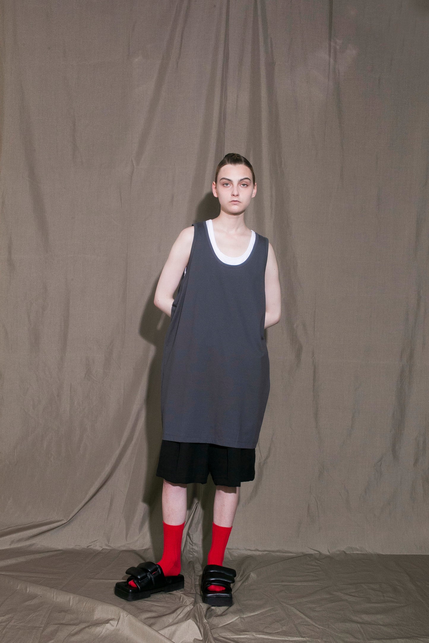 MY BEAUTIFUL LANDLET SUAI-SUAI JERSEY TANK - GREY