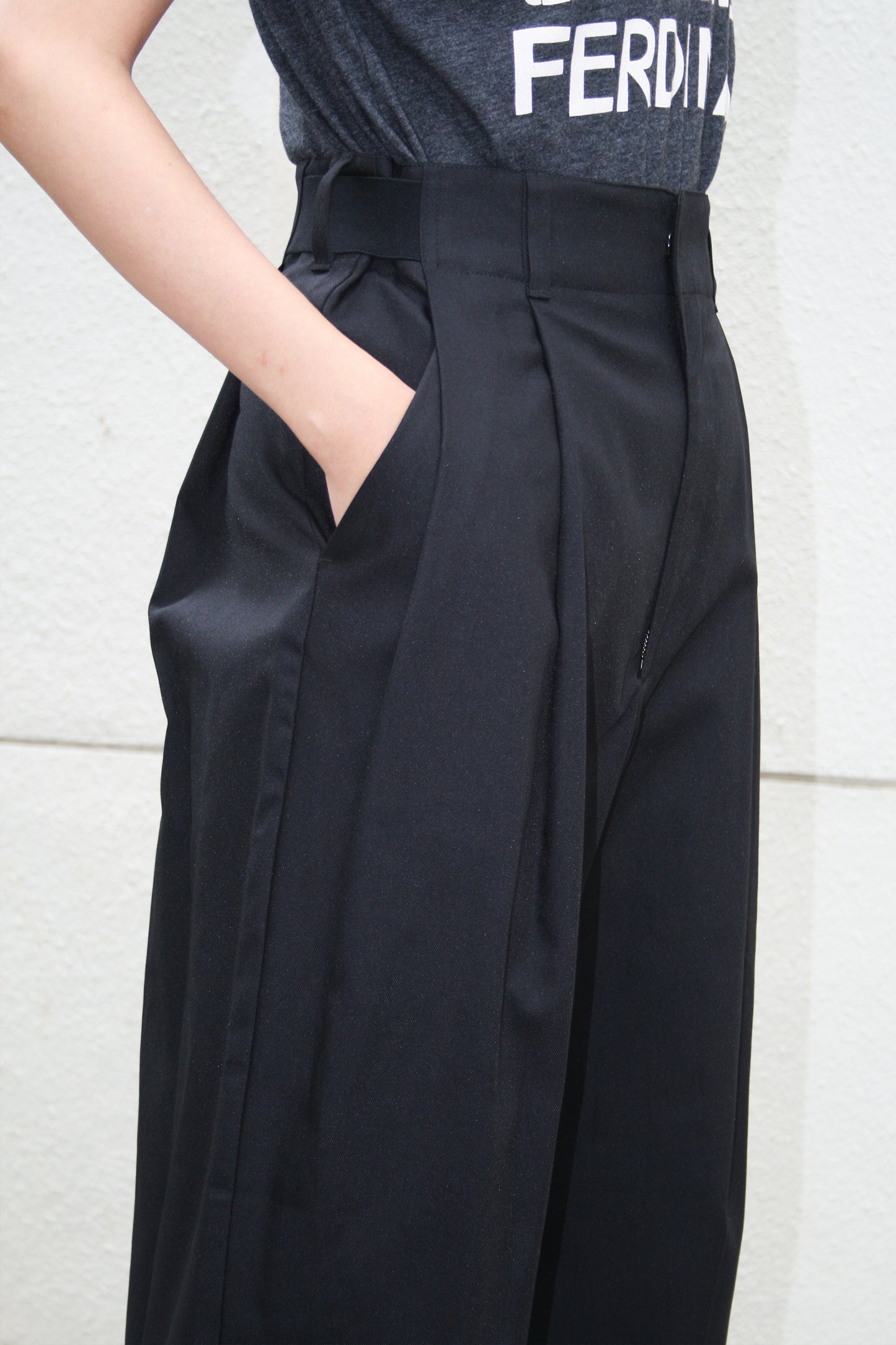 MY BEAUTIFUL LANDLET HIGH DENSITY GABARDINE PANTS