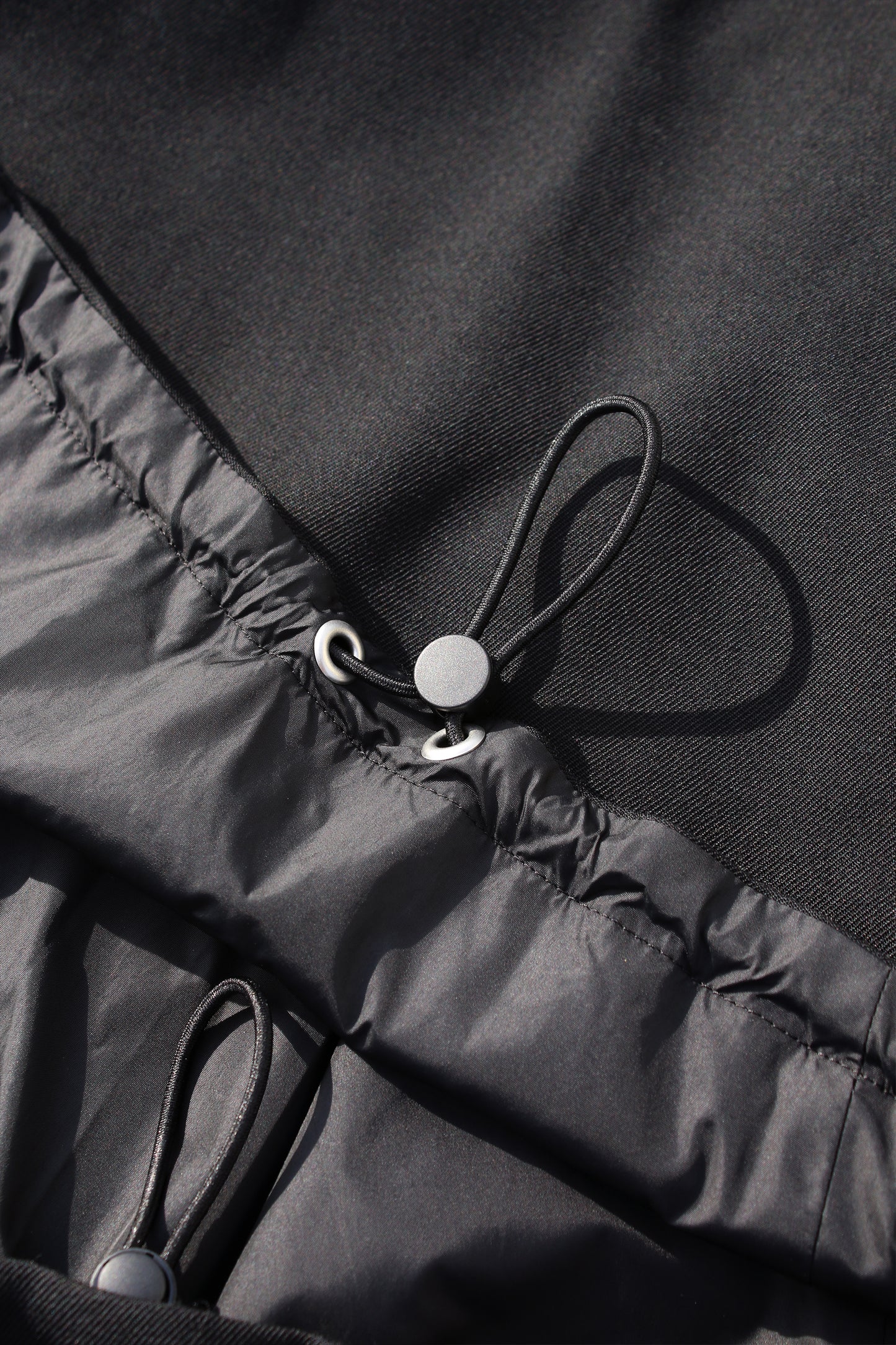 VOAAOV BISHU OLD WOOL GABARDINE ZIP BLOUSON