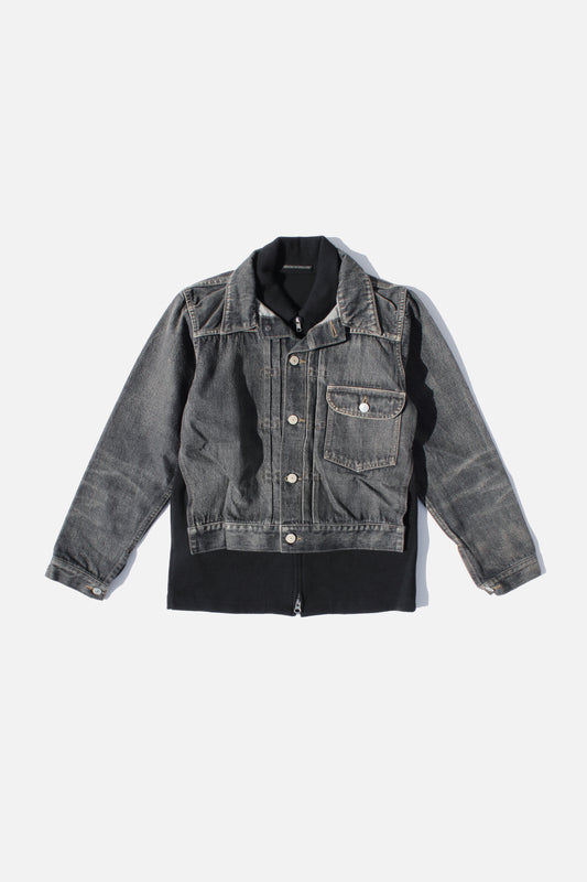 Yohji Yamamoto FEMME DENIM JACKET BLACK